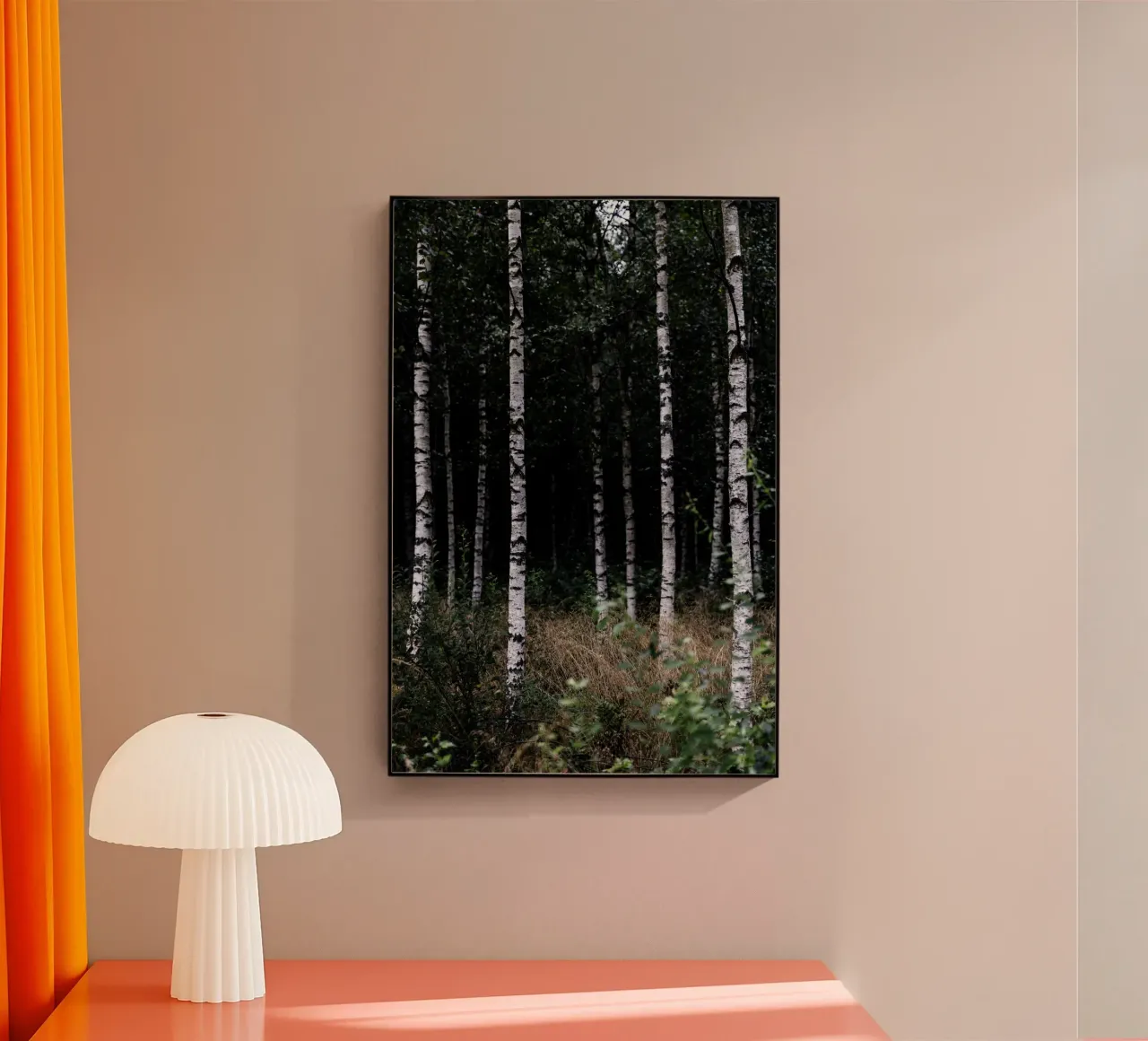 Birch Trees 11 plexiglass da Mareike Böhmer Photography