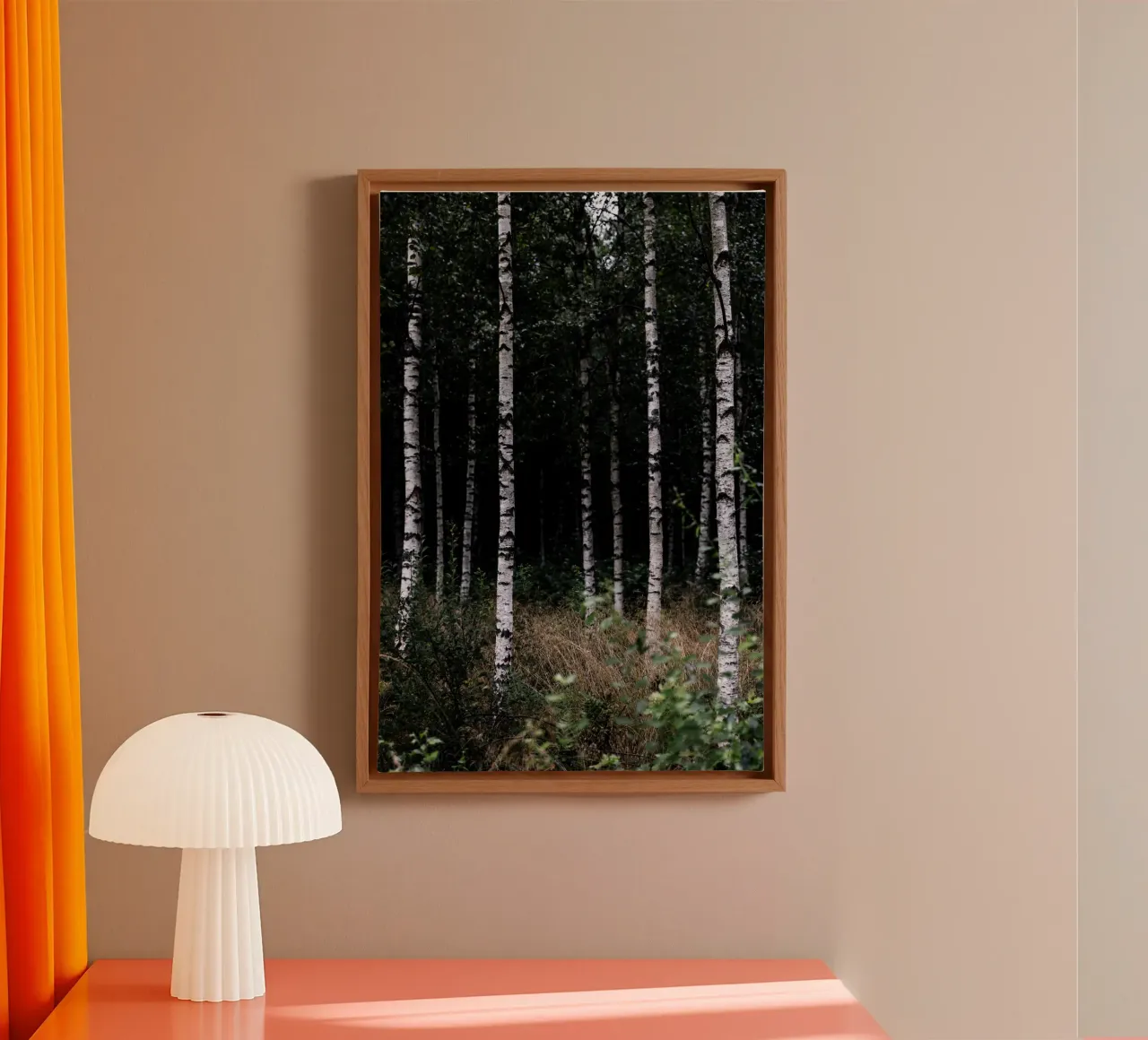 Birch Trees 11 tela da Mareike Böhmer Photography