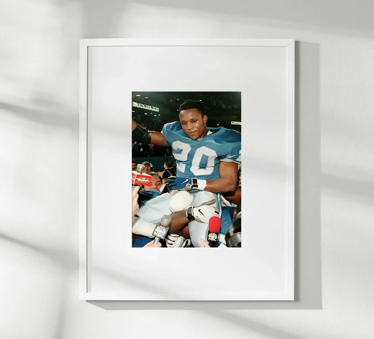Barry Sanders carta hahnemühle da Low poly art