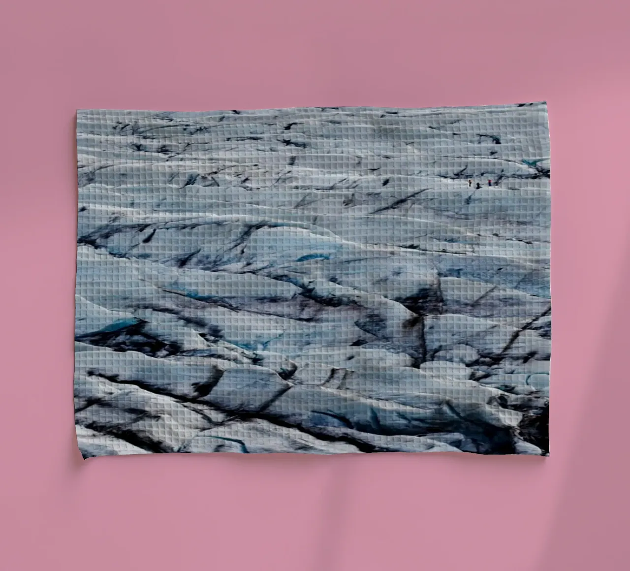 Détail de glacier en Islande torchon de Simon Koy
