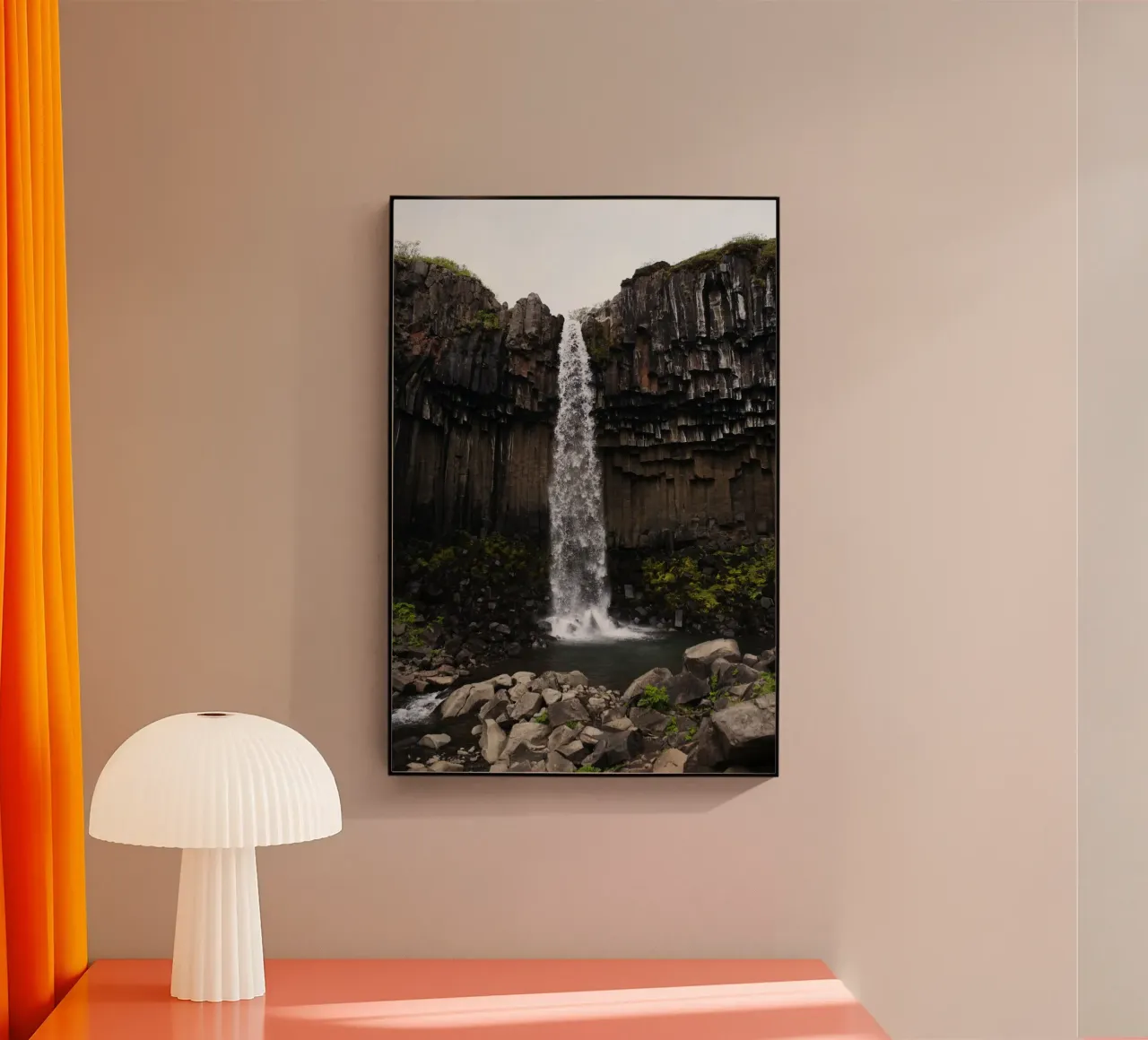 Cascata in Islanda plexiglass da Simon Koy