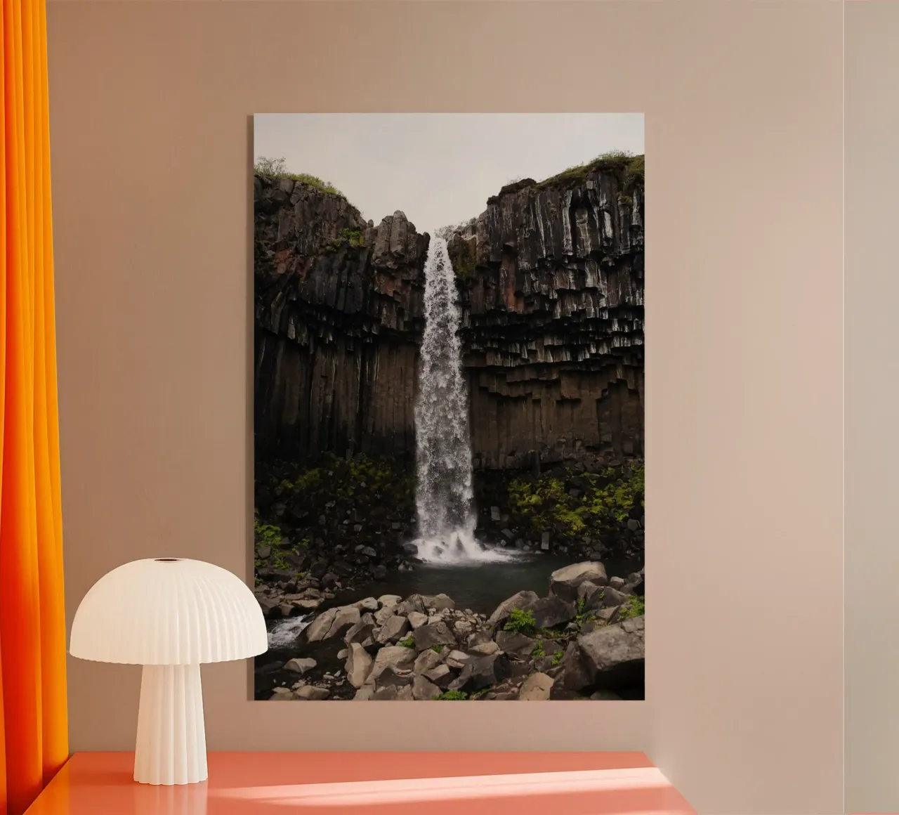 Cascata in Islanda plexiglass da Simon Koy