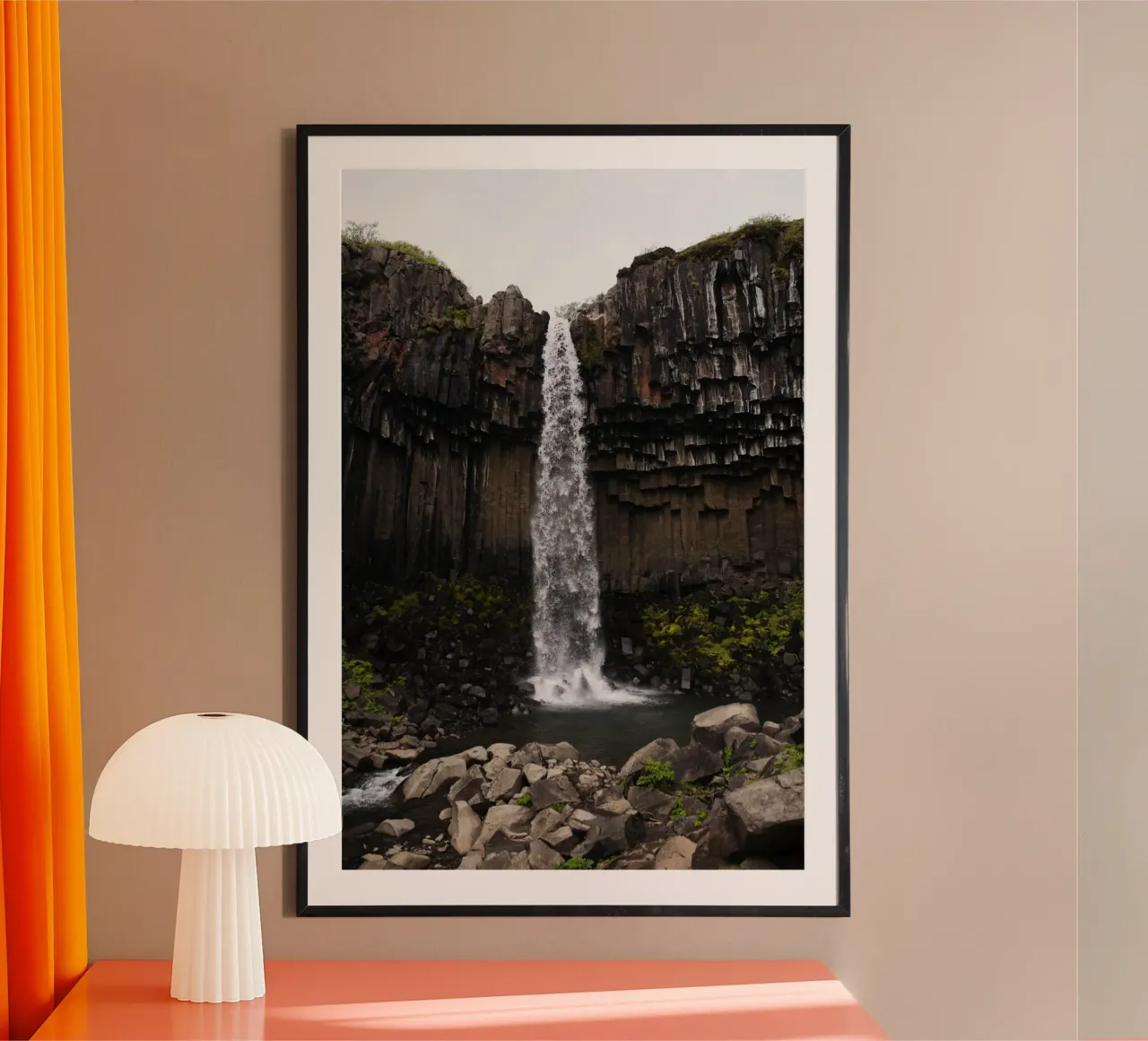 Cascata in Islanda carta hahnemühle da Simon Koy
