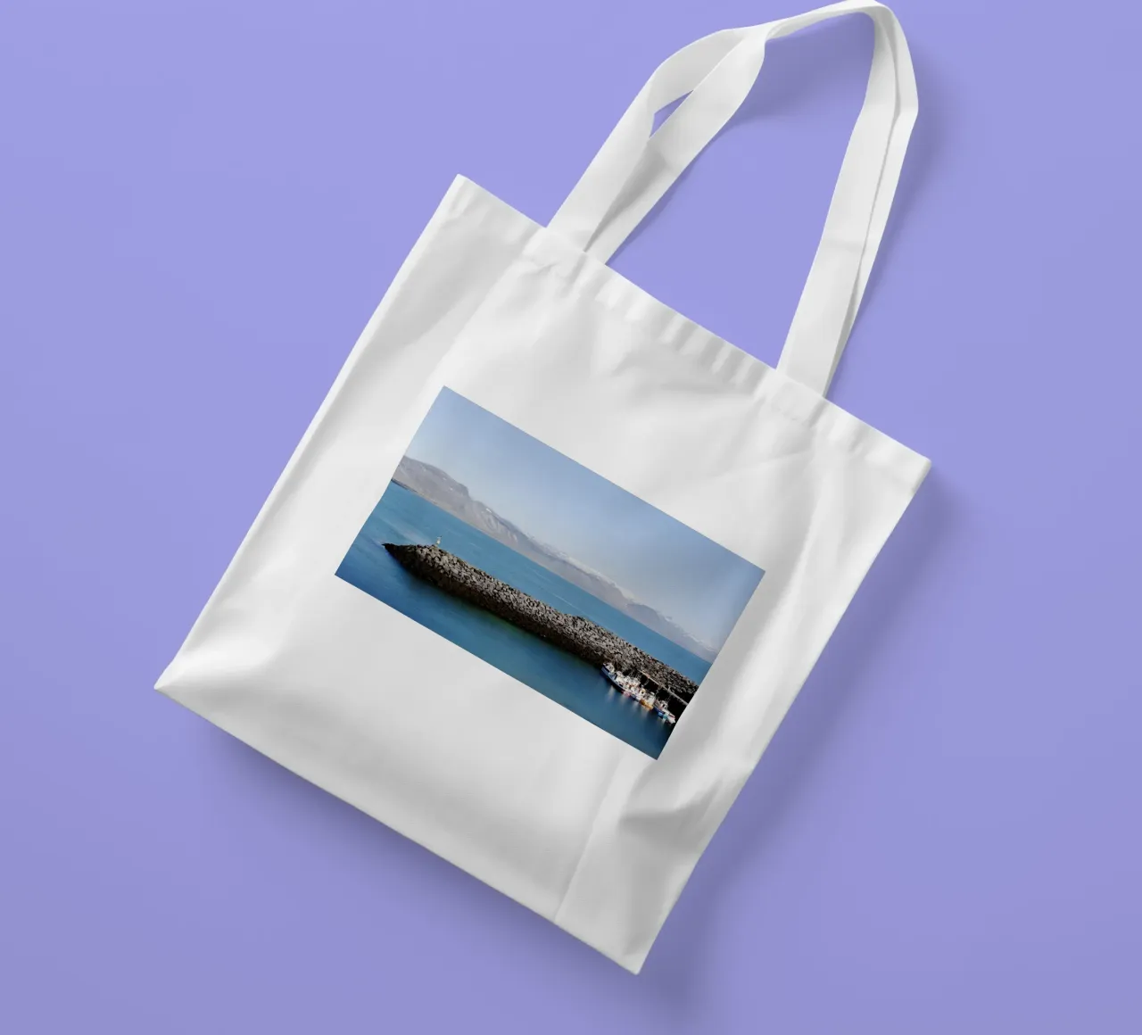 Boote in isola borsa in juta da Simon Koy