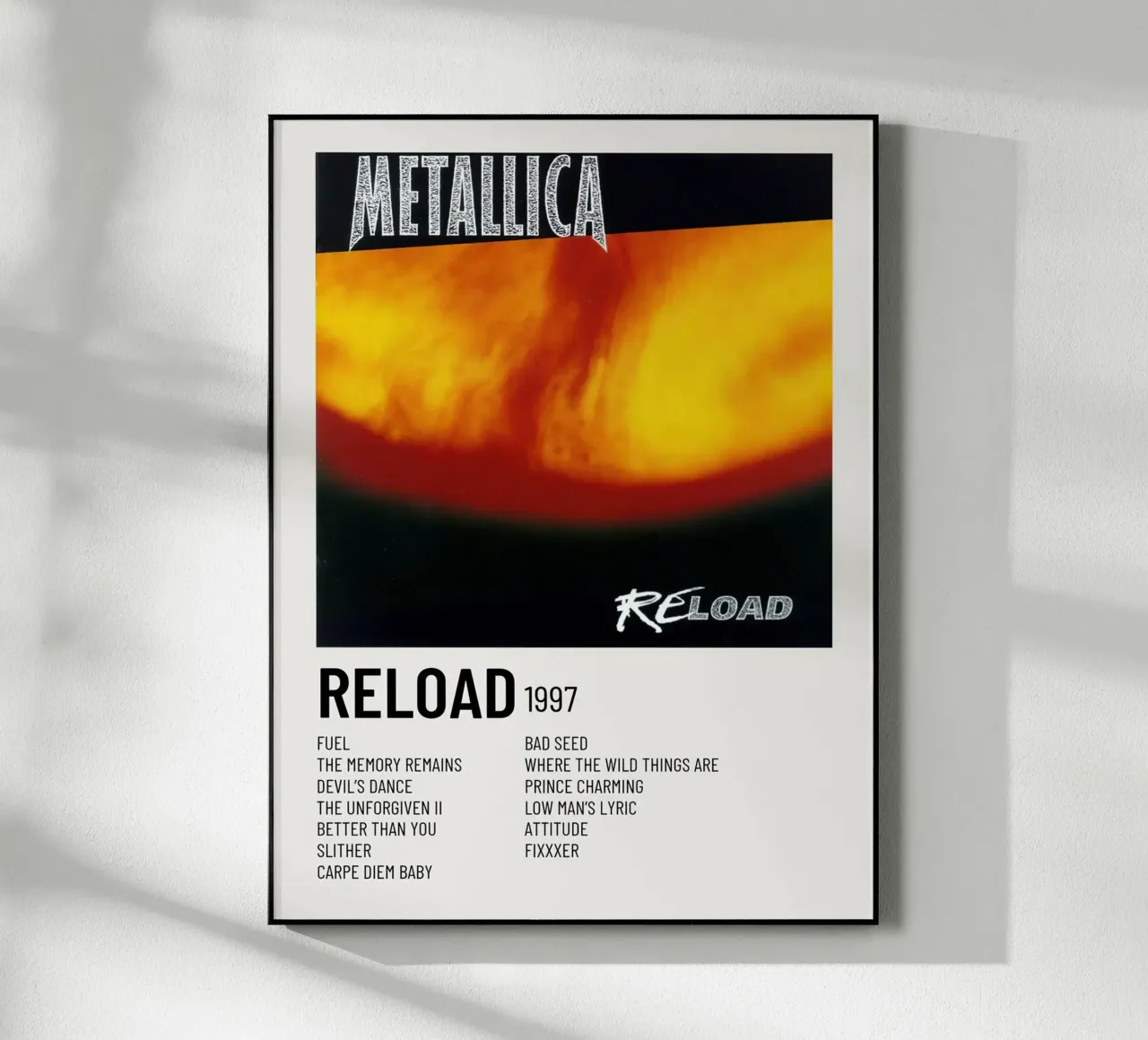 Metallica Reload plexiglass da Roronoa7