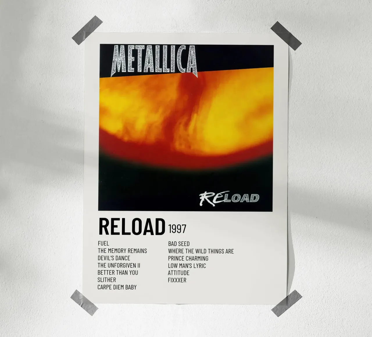 Metallica Reload carta hahnemühle da Roronoa7