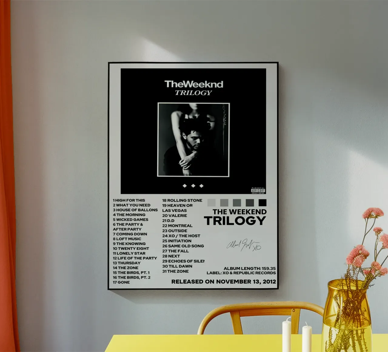 The Weeknd Trilogy plexiglass da Roronoa7