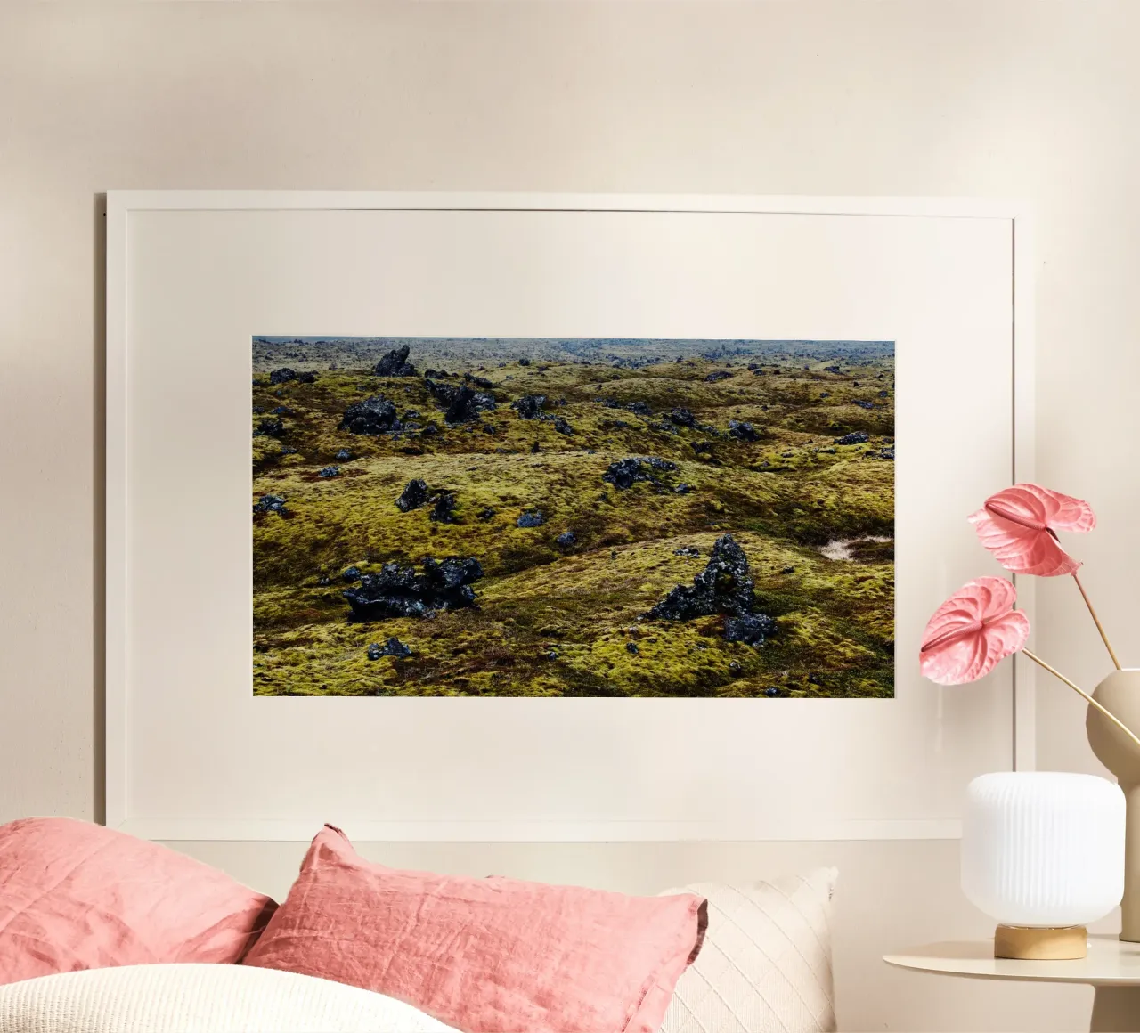 Paesaggio vulcanico Islanda carta hahnemühle da Simon Koy