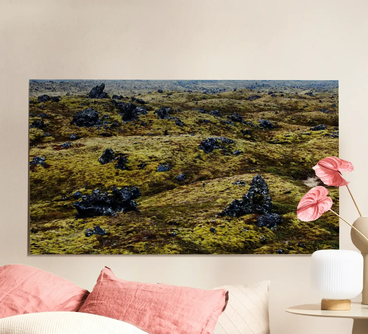 Paesaggio vulcanico Islanda carta hahnemühle da Simon Koy