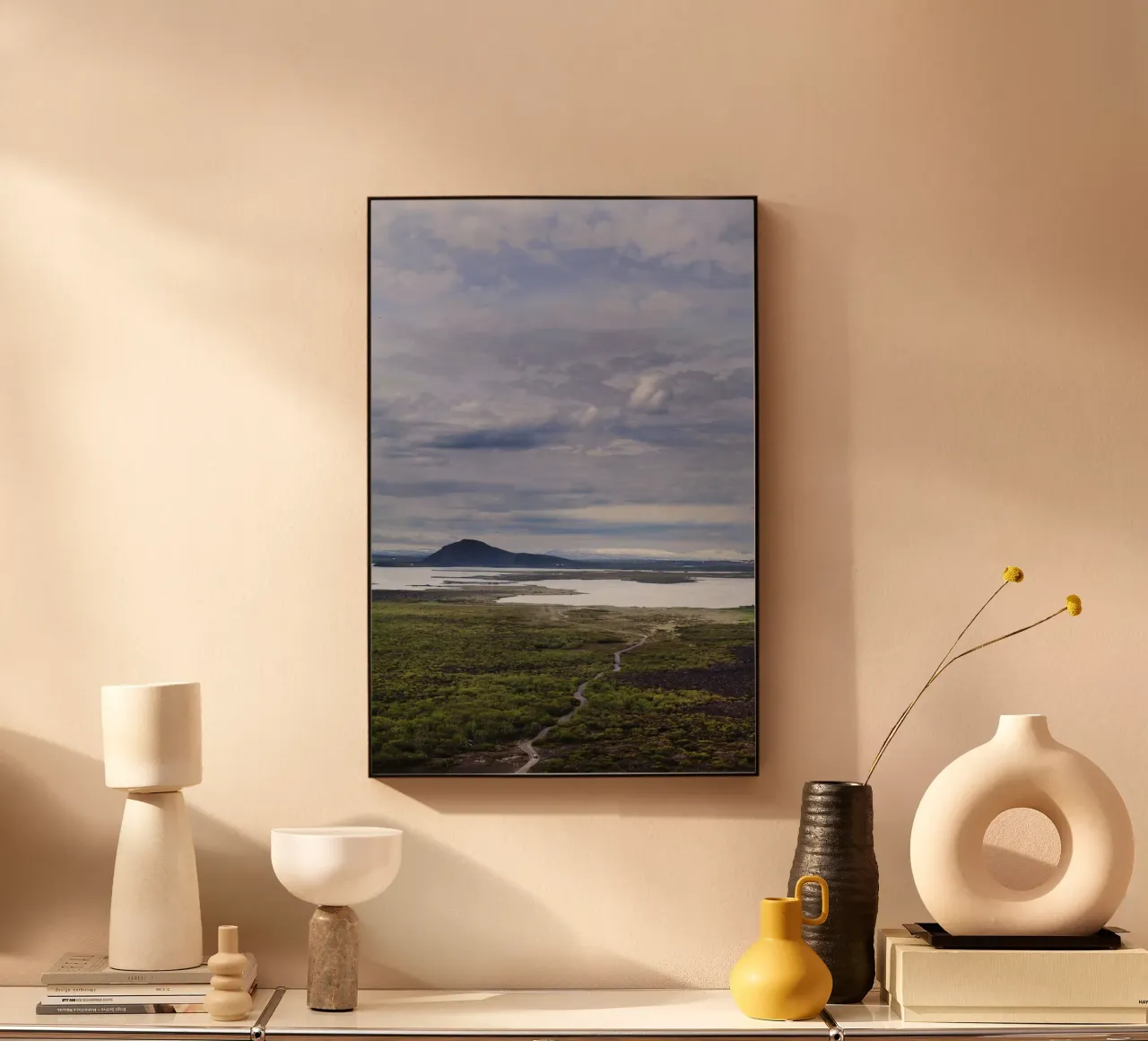 Strada in Islanda plexiglass da Simon Koy