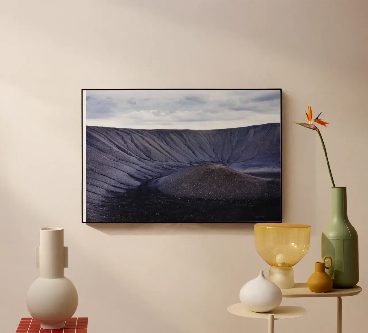 Paesaggio vulcanico Islanda plexiglass da Simon Koy