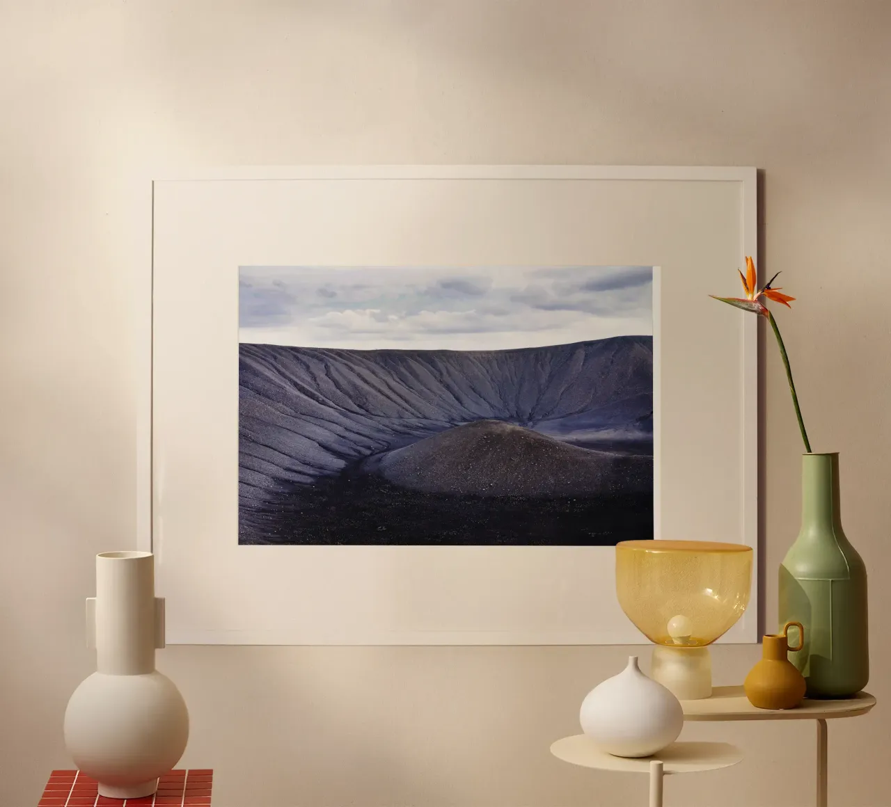 Paesaggio vulcanico Islanda carta hahnemühle da Simon Koy