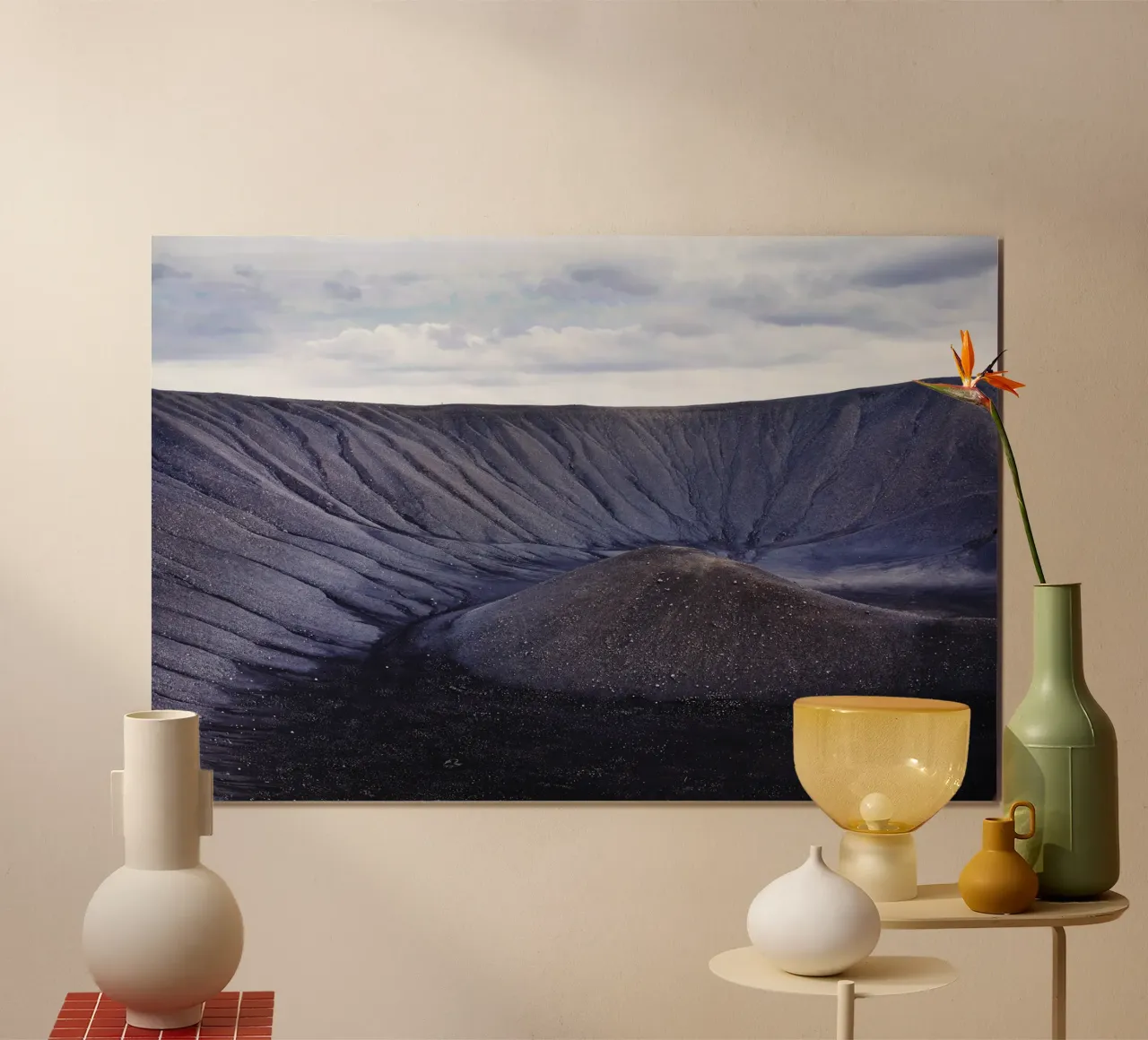 Paesaggio vulcanico Islanda carta hahnemühle da Simon Koy