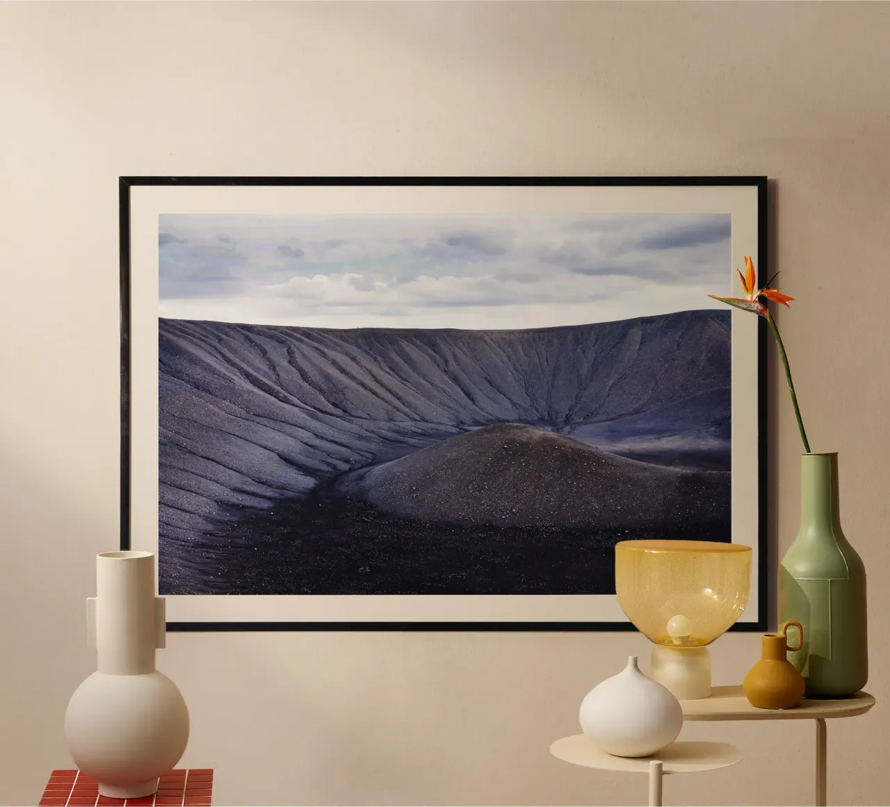 Paesaggio vulcanico Islanda carta hahnemühle da Simon Koy