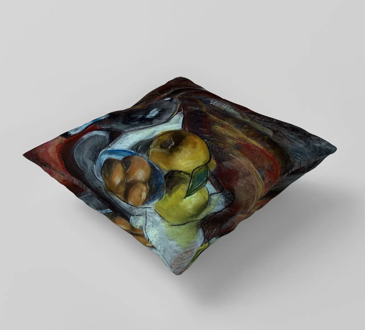 Pastel Drawing Still Life cuscino da Stoian Hitrov