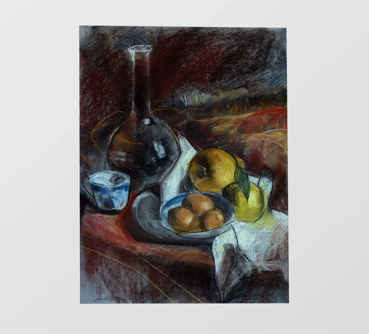 Pastel Drawing Still Life telo in pvc da Stoian Hitrov