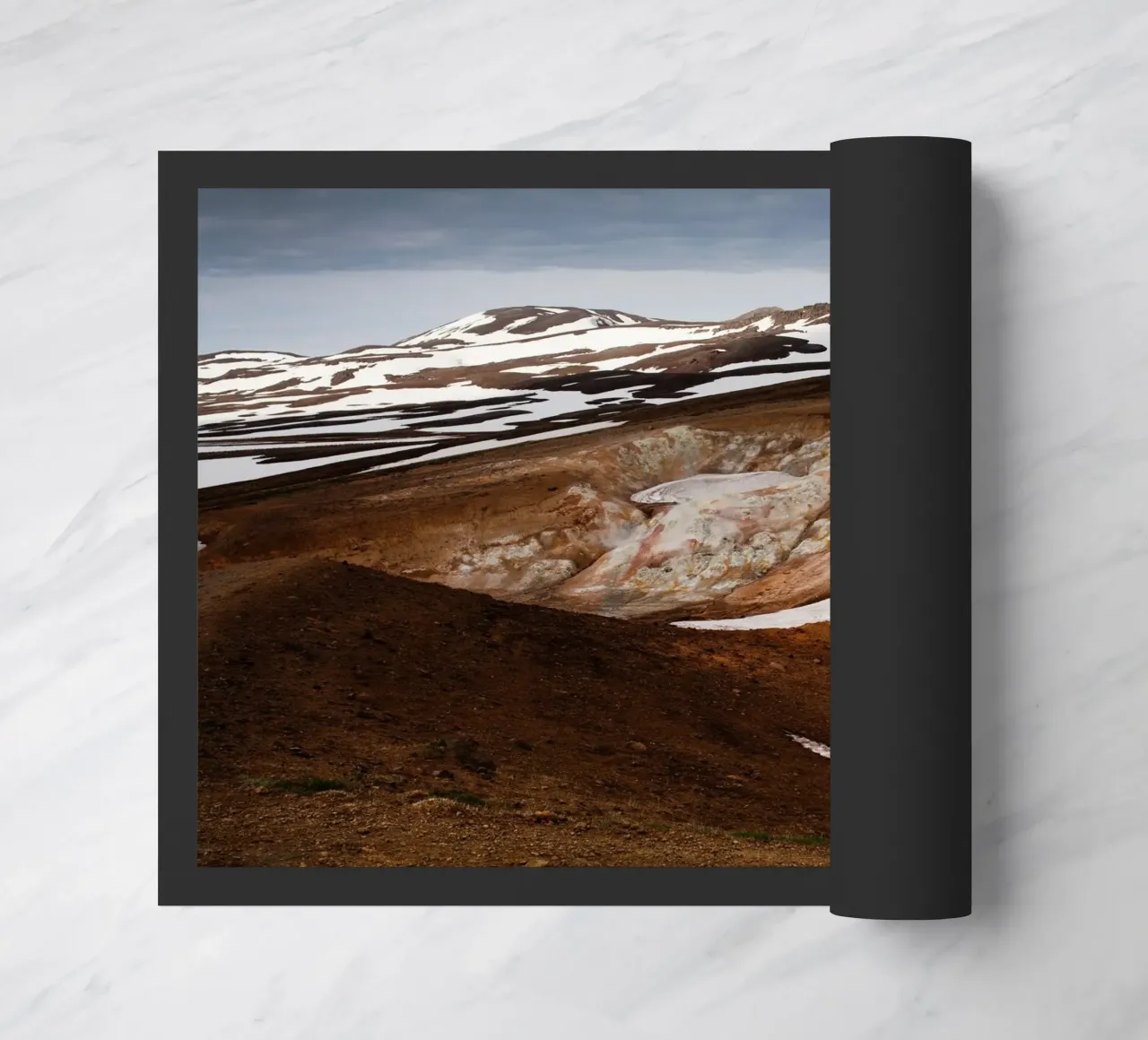 Paesaggio vulcanico Islanda zerbino da fotokunst