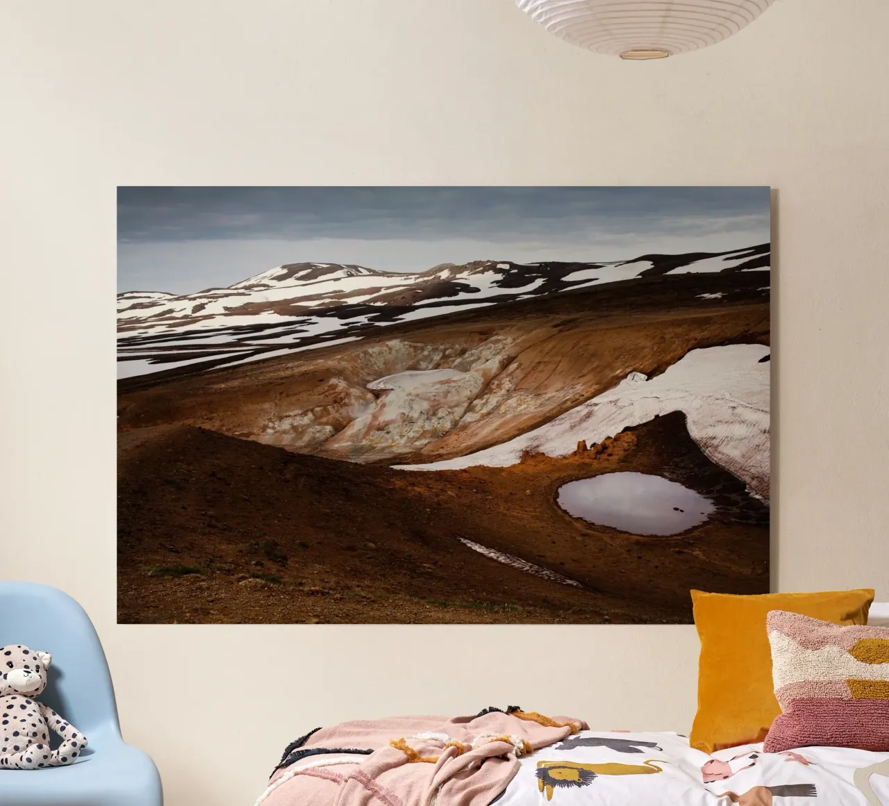 Paesaggio vulcanico Islanda plexiglass da Simon Koy