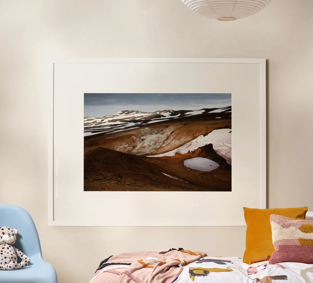 Paesaggio vulcanico Islanda carta hahnemühle da Simon Koy