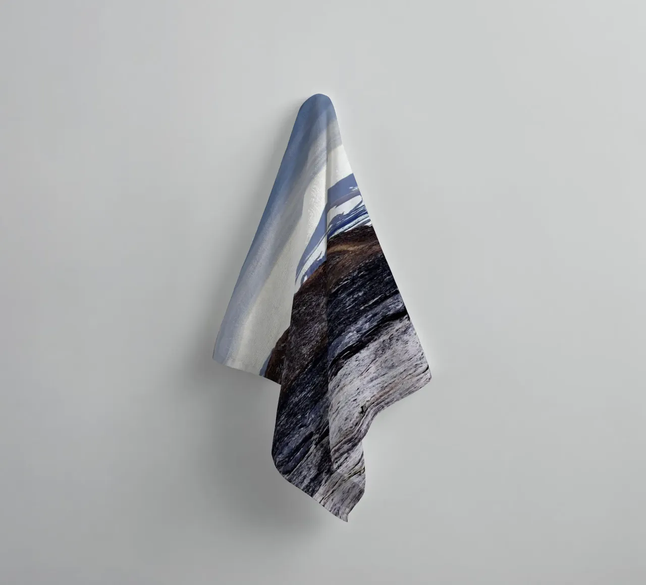 Vulkan in Island asciugamano da bagno da fotokunst