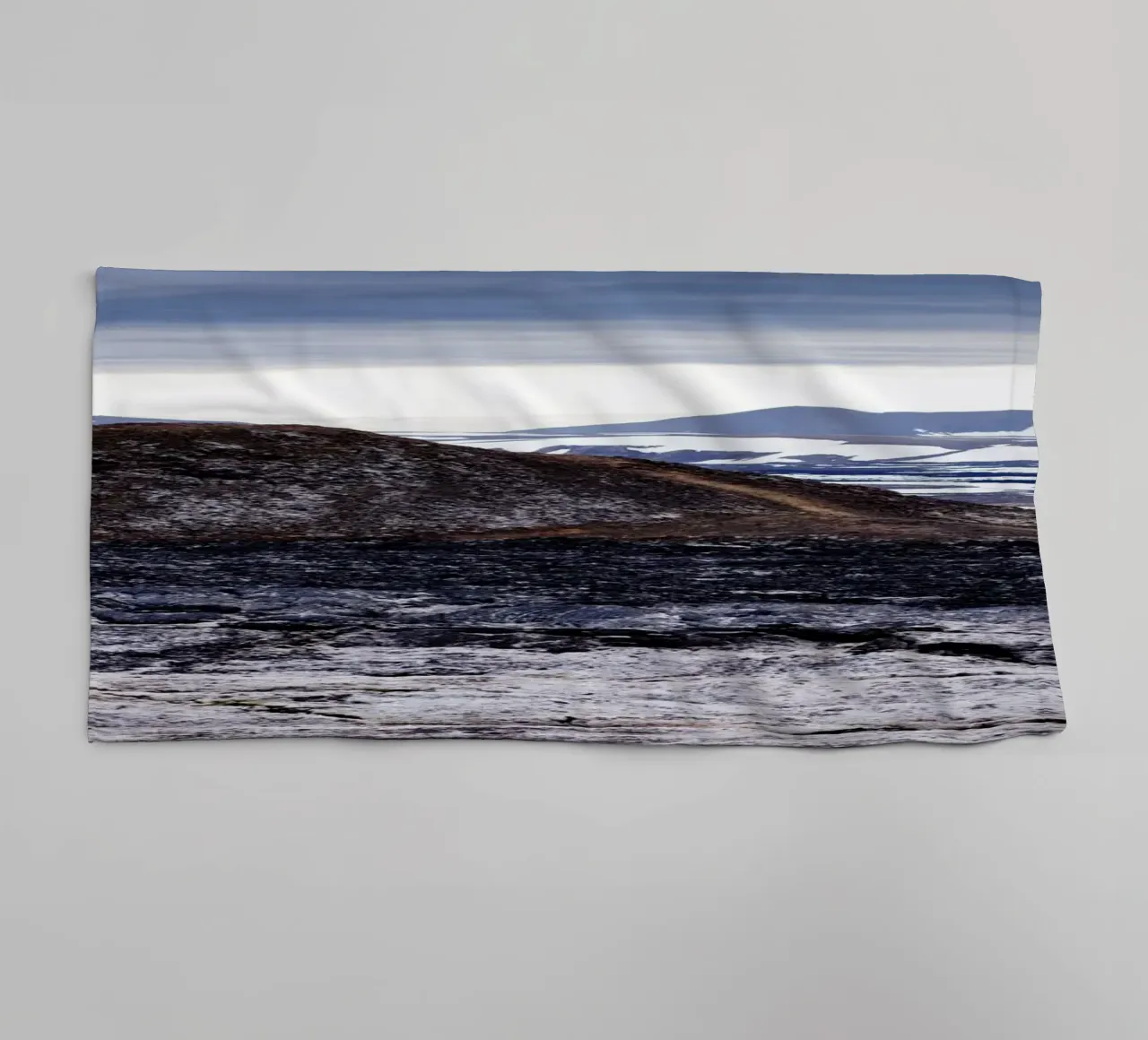 Vulkan in Island asciugamano da bagno da fotokunst