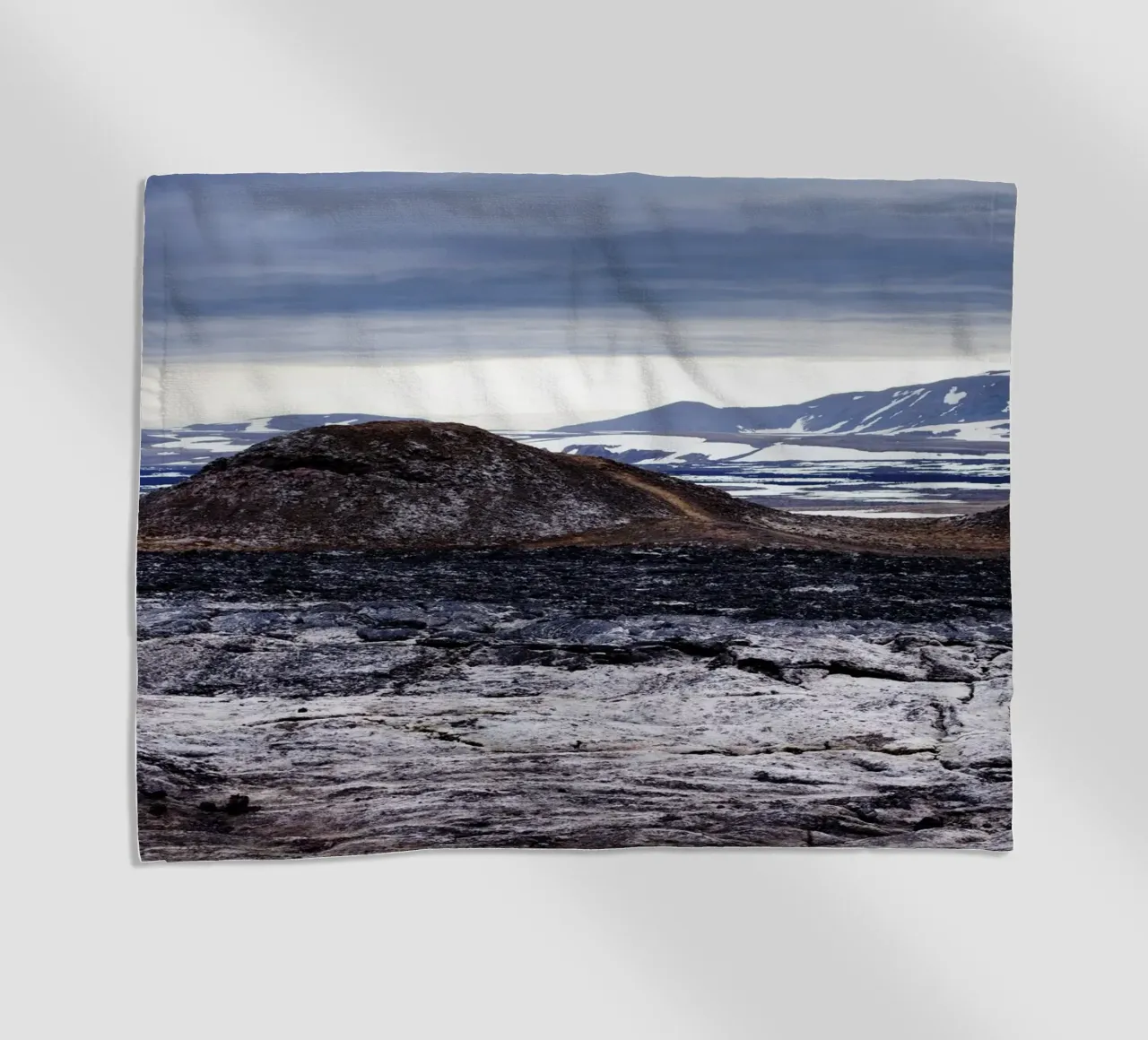 Vulkan in Island telo mare da fotokunst