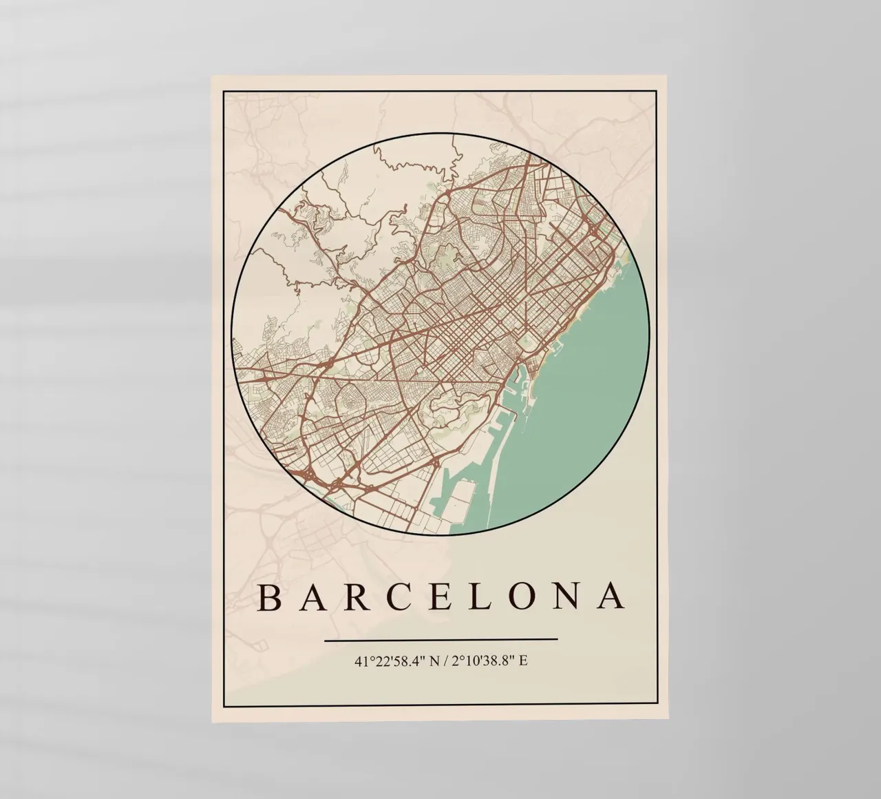 Barcellona pellicola backlit da mesa