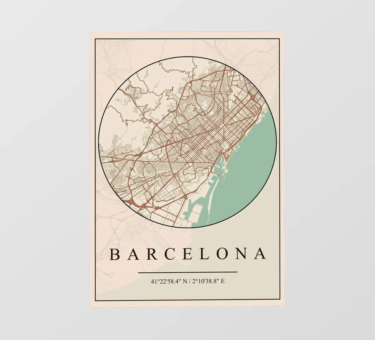 Barcellona pellicola backlit da mesa