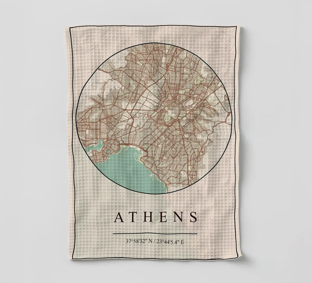 Atene canovaccio da cucina da mesa