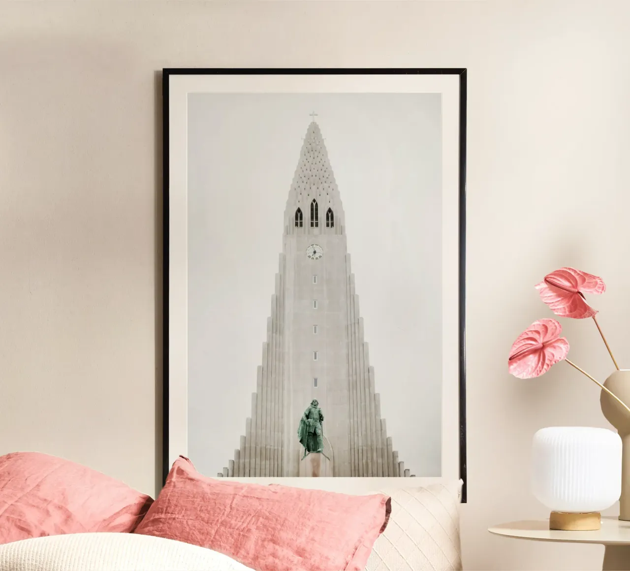 Chiesa in Islanda poster da Simon Koy