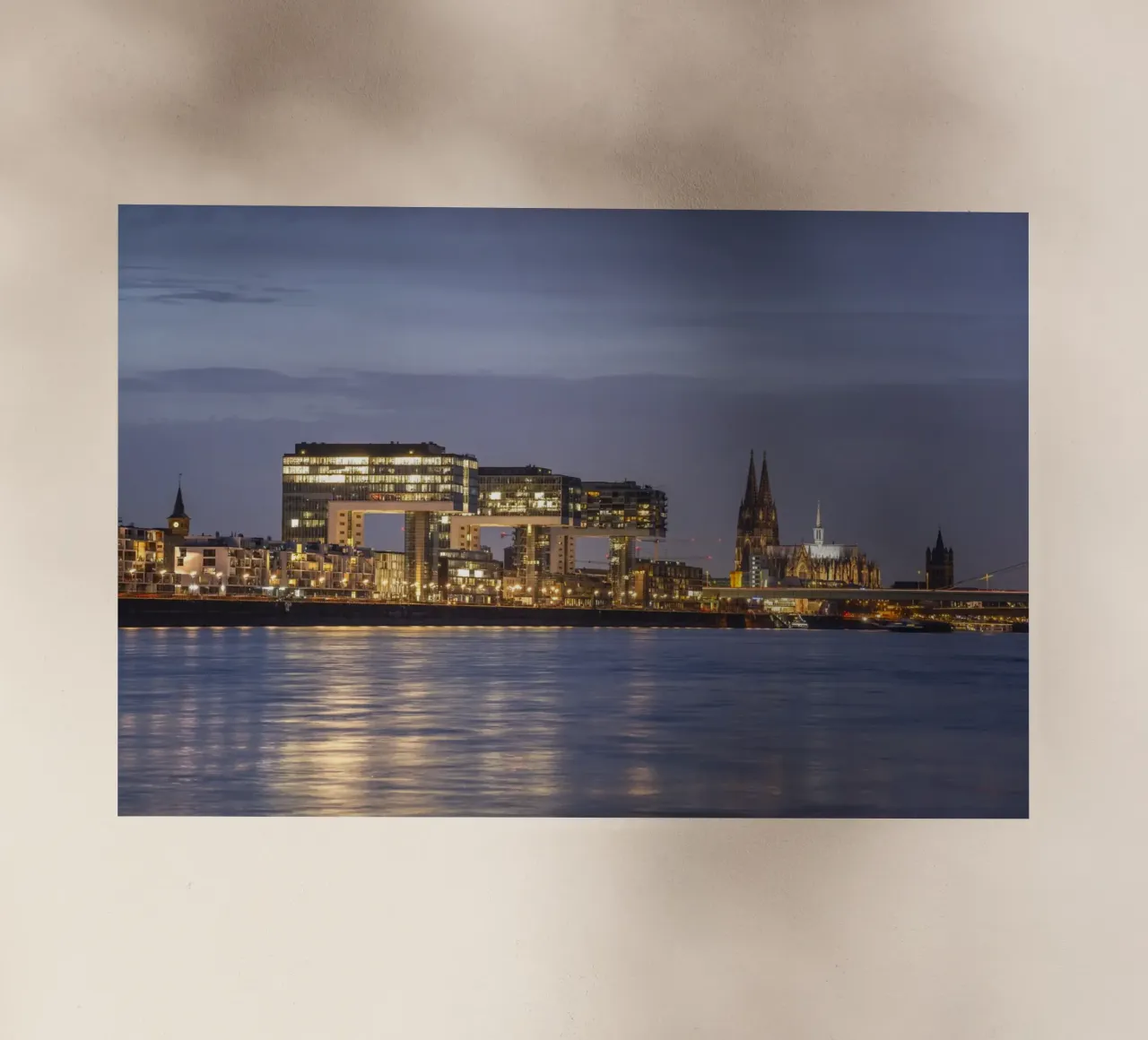 Köln bei Nacht pellicola backlit da Reisefotografie - Bilder aus aller Welt