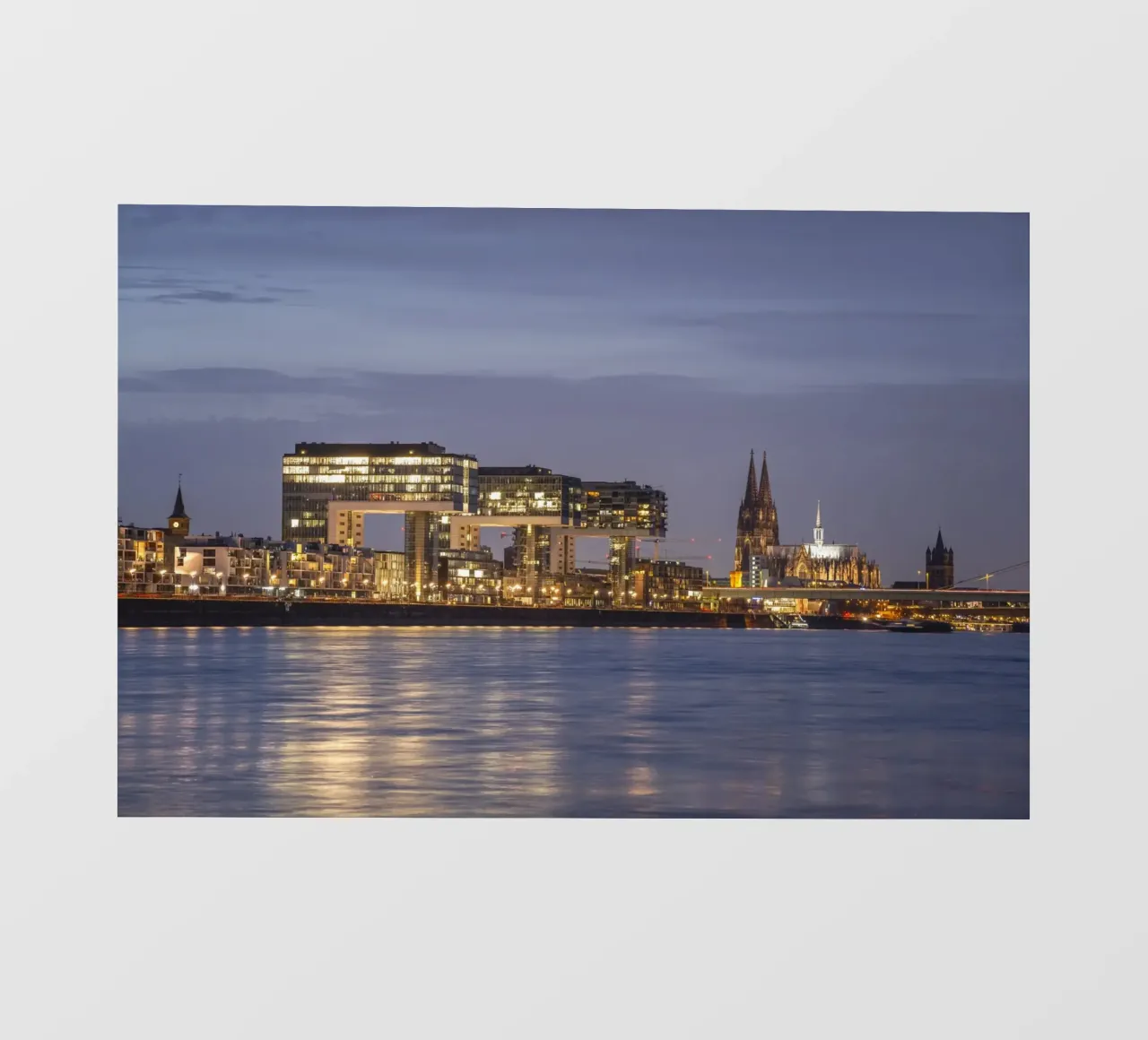 Köln bei Nacht pellicola backlit da Reisefotografie - Bilder aus aller Welt