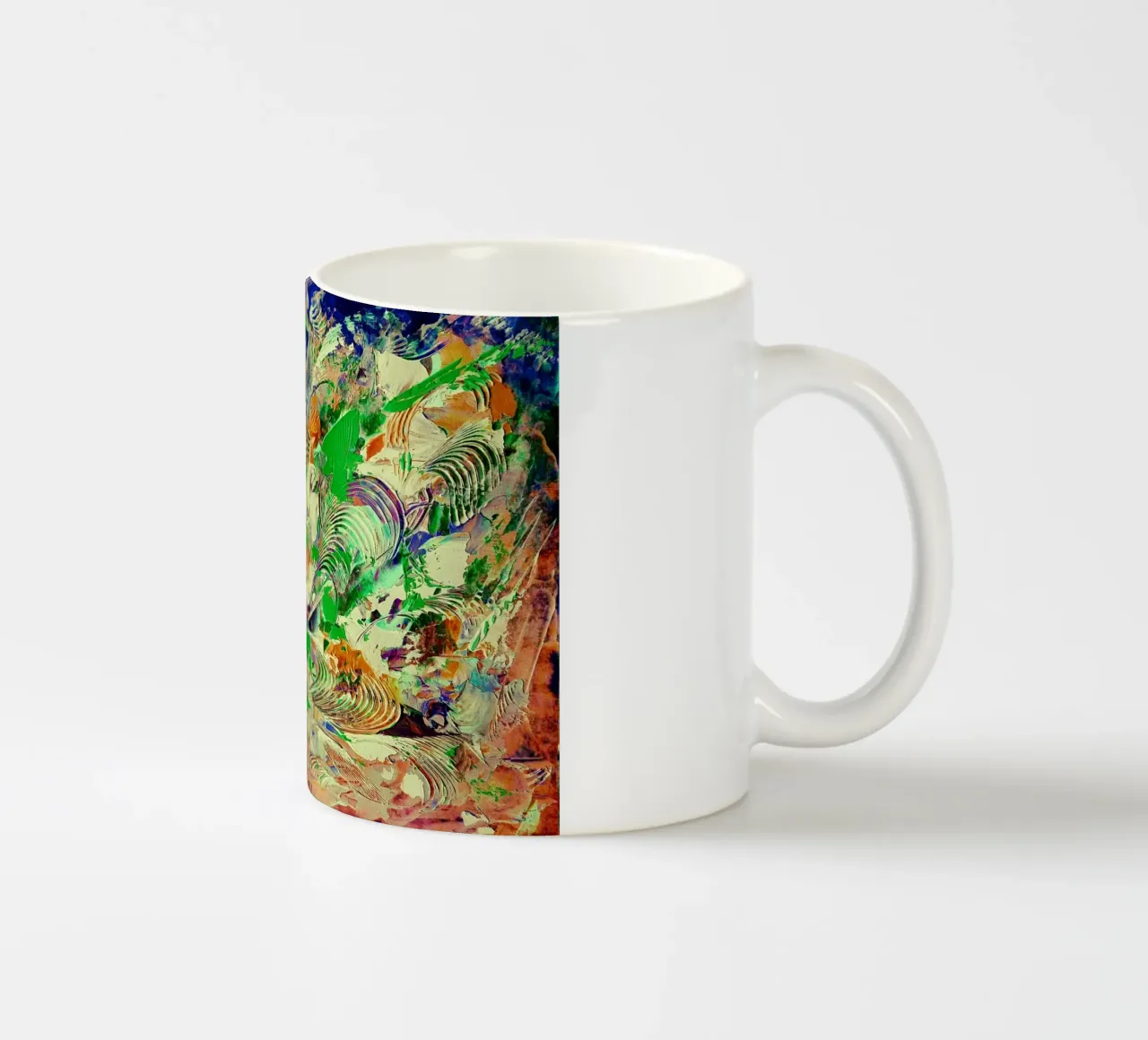 IDEAL GIFT 92 invers. tazza in ceramica da Thierry Vobmann Abstract painting