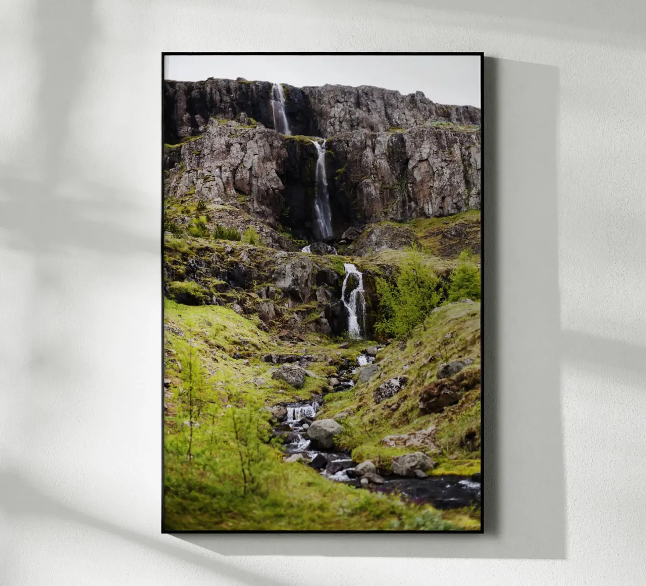 Cascata in Islanda plexiglass da Simon Koy