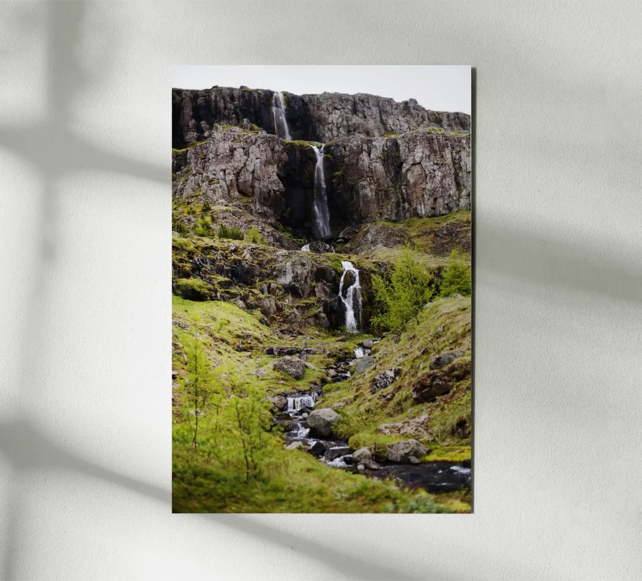Cascata in Islanda alluminio dibond da Simon Koy