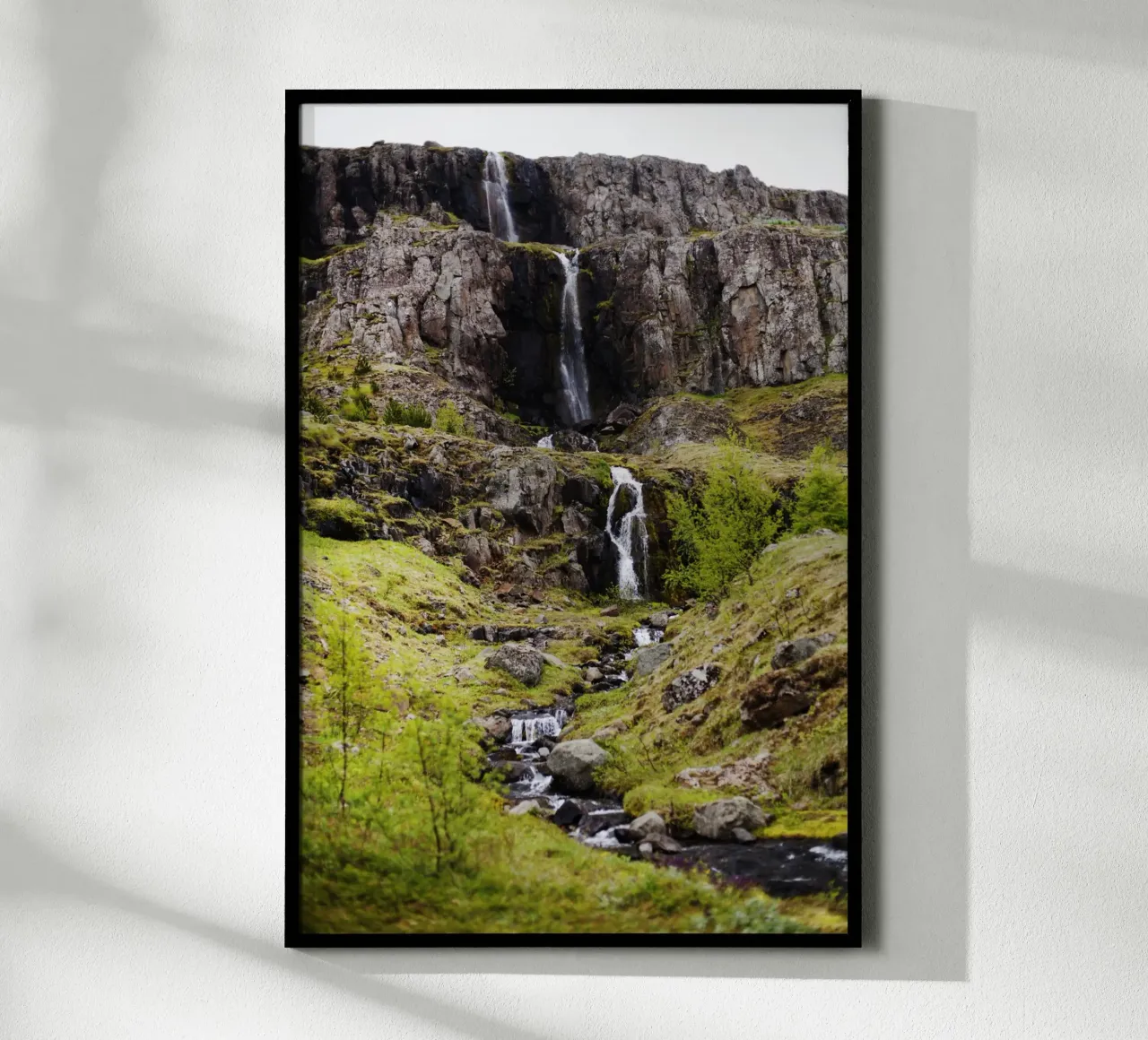 Cascata in Islanda carta hahnemühle da Simon Koy
