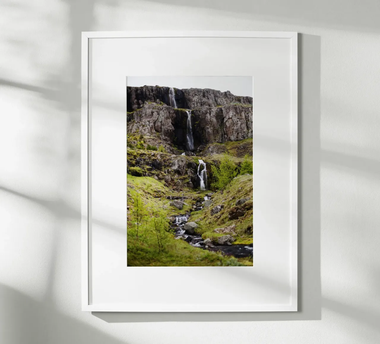 Cascata in Islanda carta hahnemühle da Simon Koy