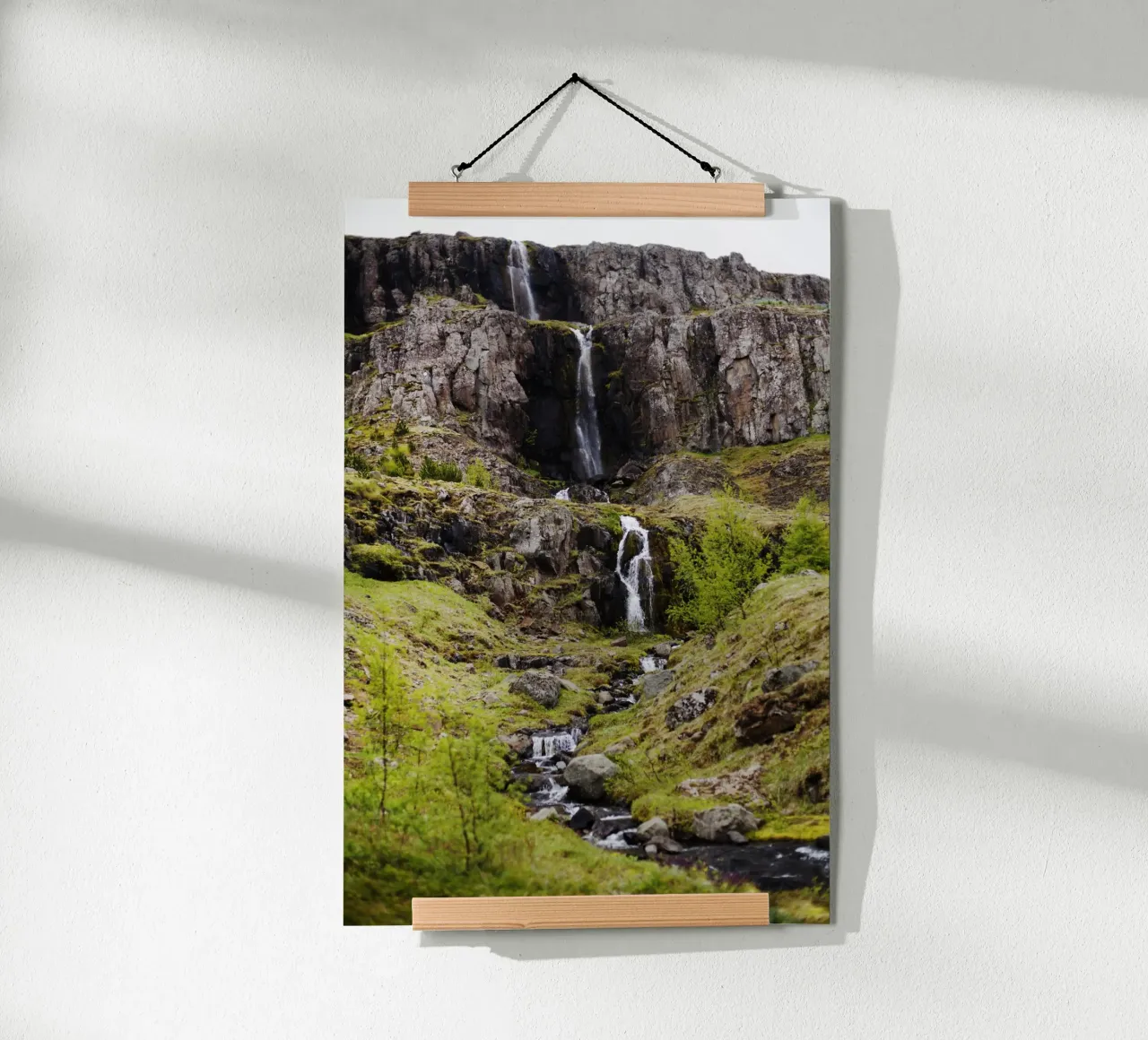 Cascata in Islanda carta hahnemühle da Simon Koy