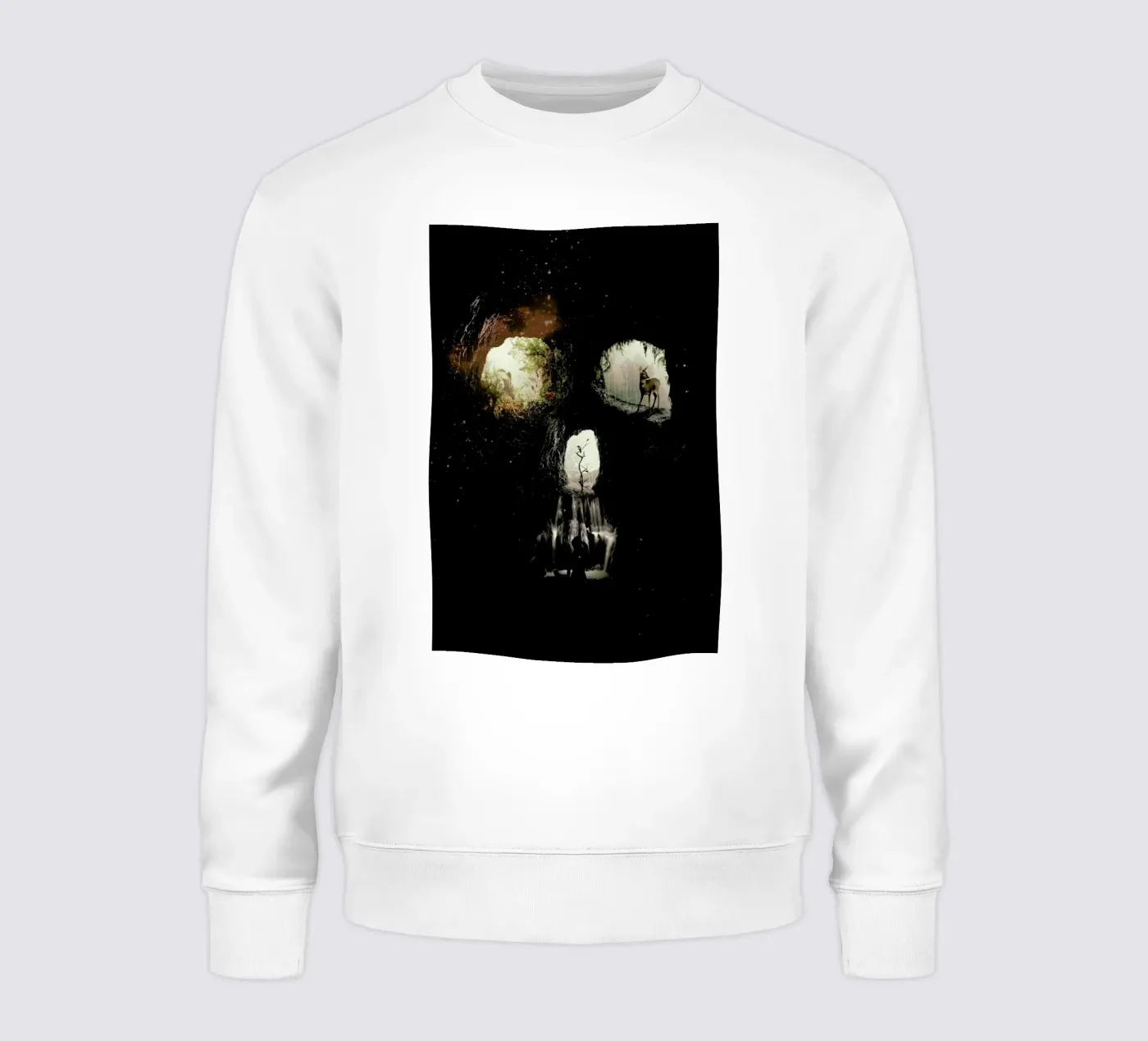 Cave Skull felpa da Ali Gulec