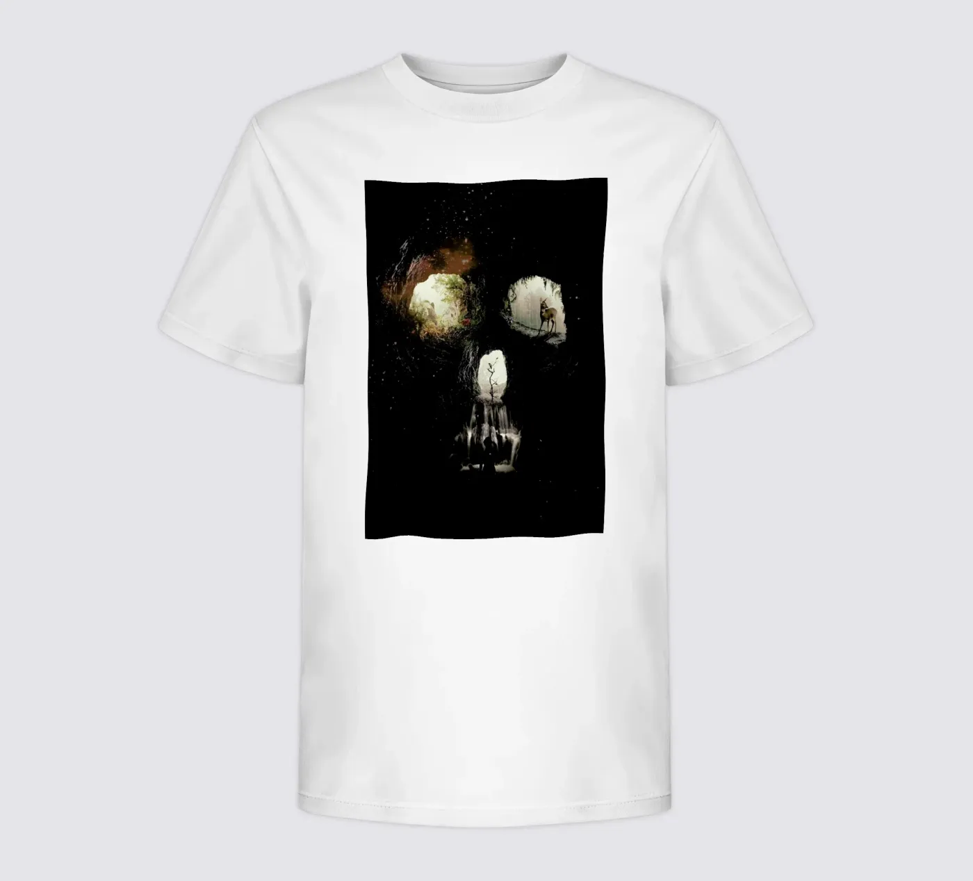 Cave Skull t-shirt bambini da Ali Gulec