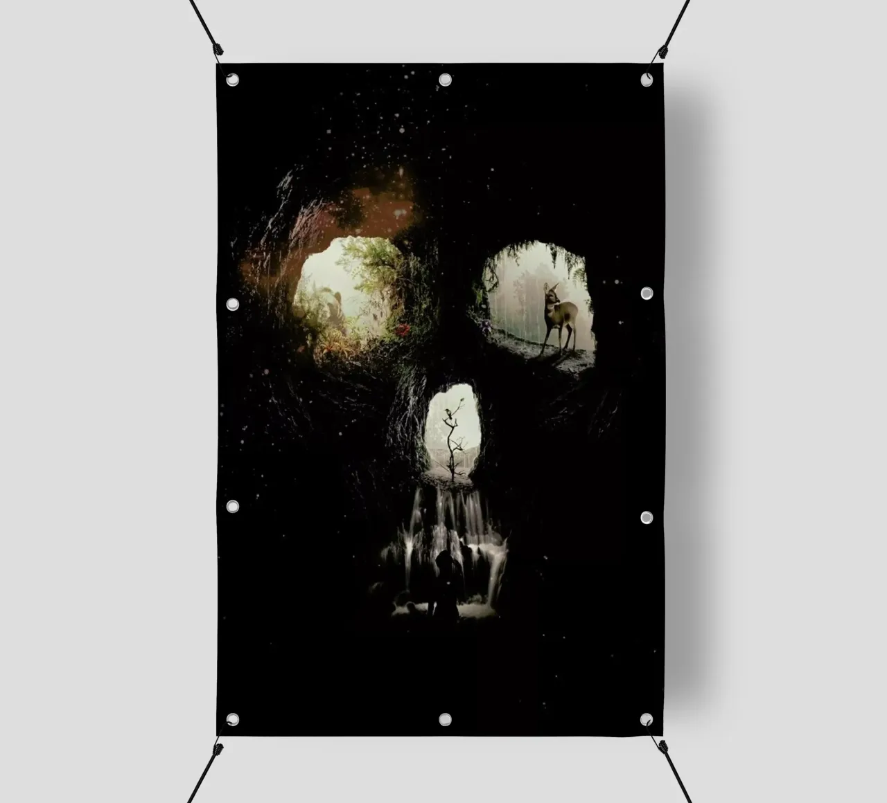 Cave Skull telo in pvc da Ali Gulec