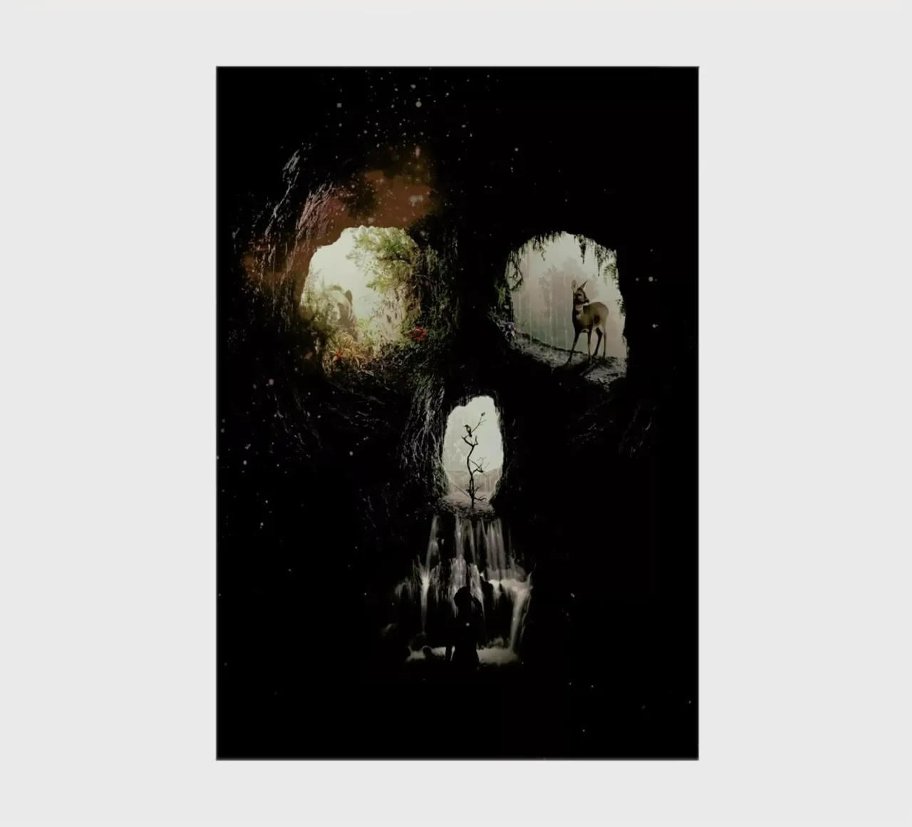 Cave Skull notebook by Ali Gulec