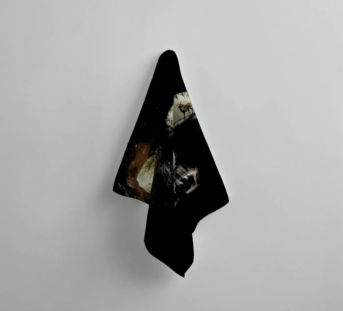Cave Skull towel by Ali Gulec