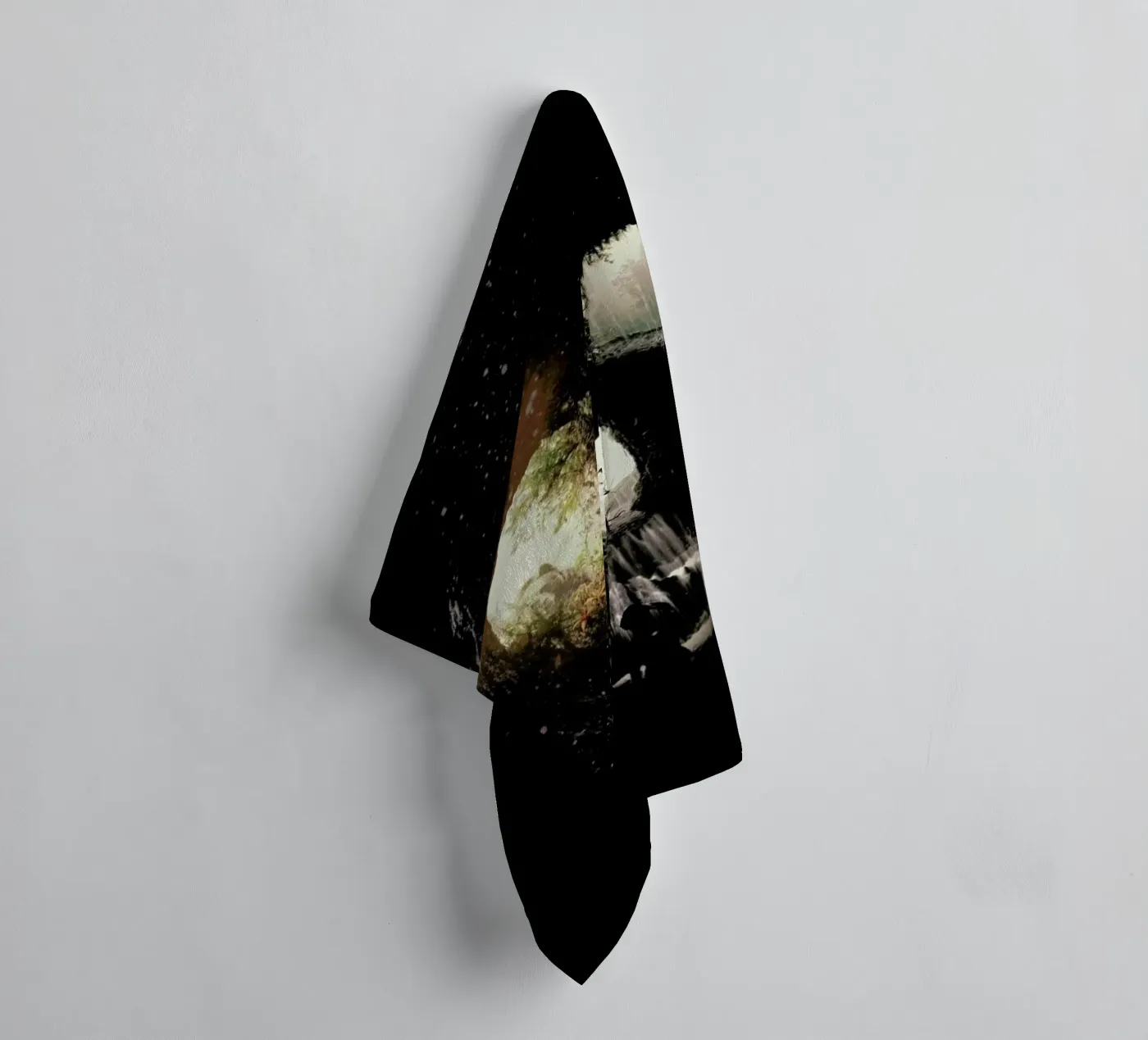 Cave Skull towel by Ali Gulec