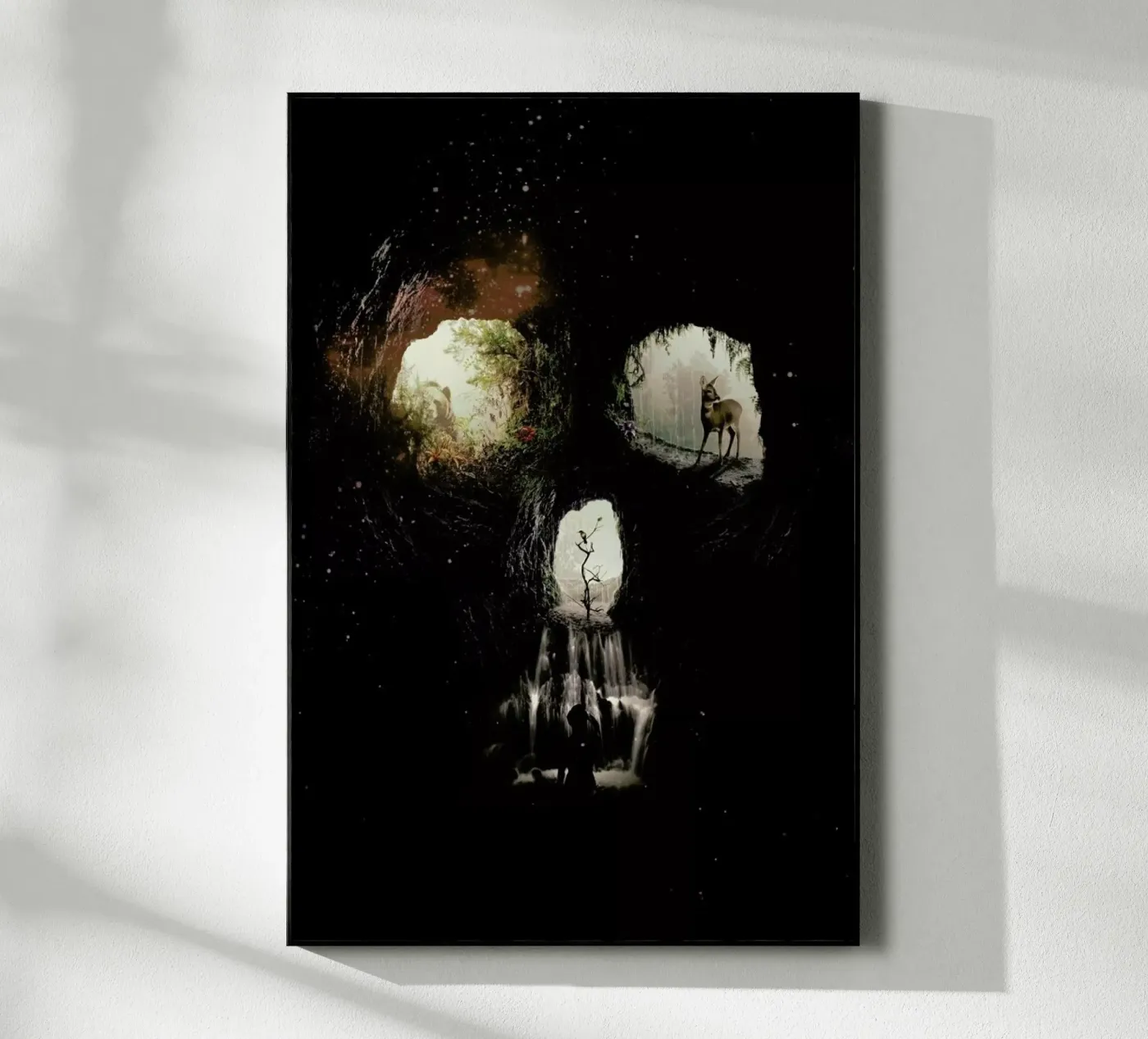 Cave Skull plexiglas de Ali Gulec