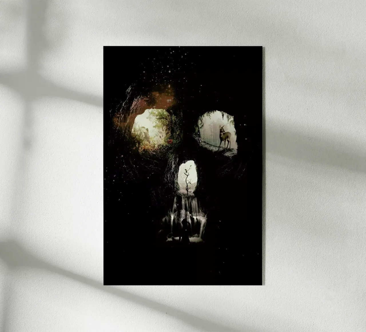 Cave Skull plexiglass da Ali Gulec