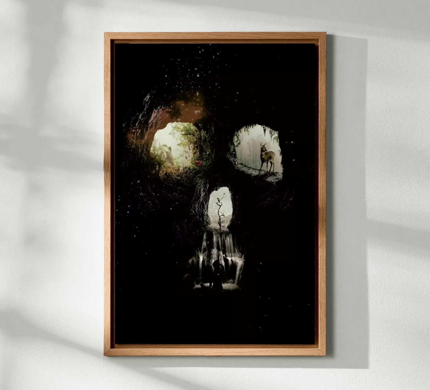 Cave Skull tela da Ali Gulec