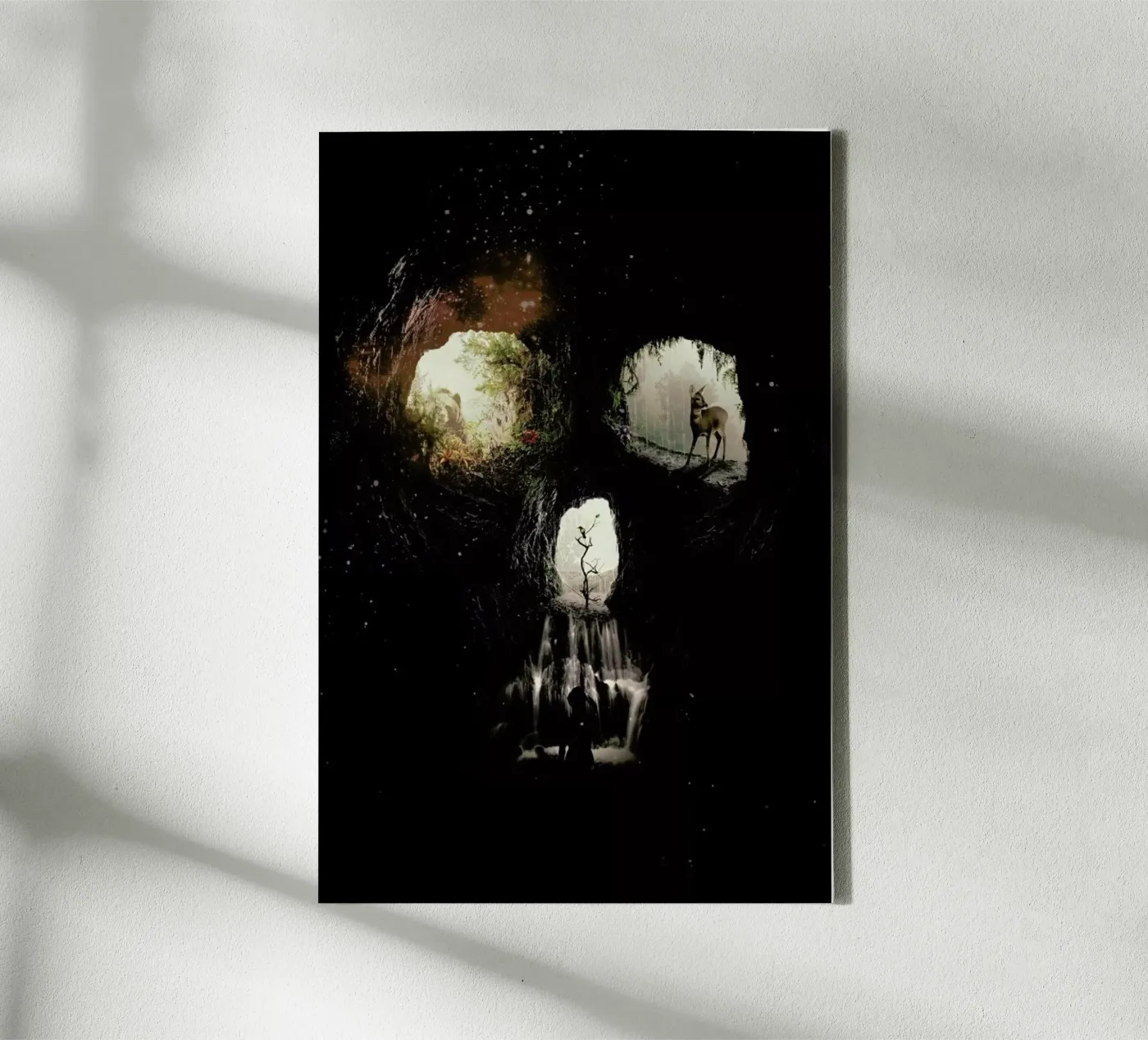Cave Skull tela da Ali Gulec