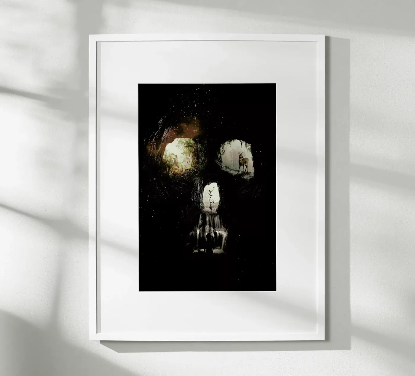 Cave Skull poster by Ali Gulec