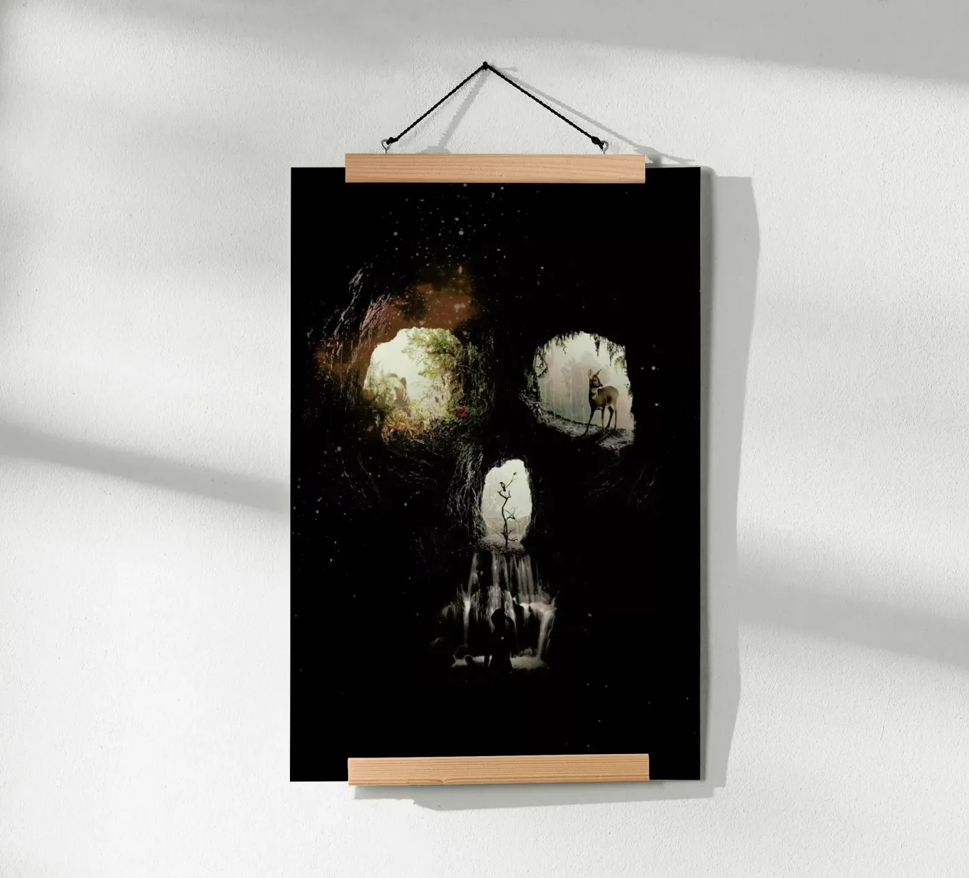 Cave Skull poster by Ali Gulec